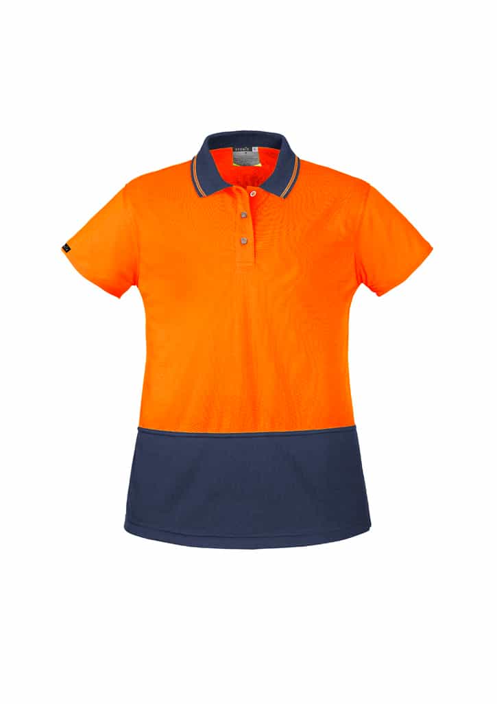 Womens Hi Vis Basic Short Sleeve Polo