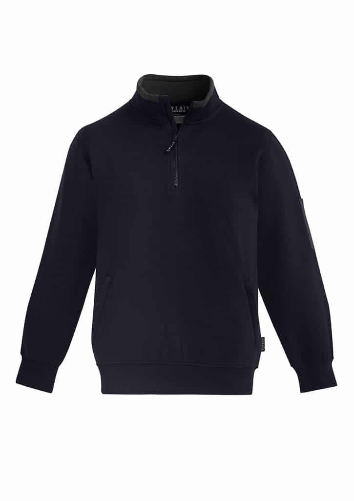 Unisex 1/4 Zip Brushed Fleece Pullover