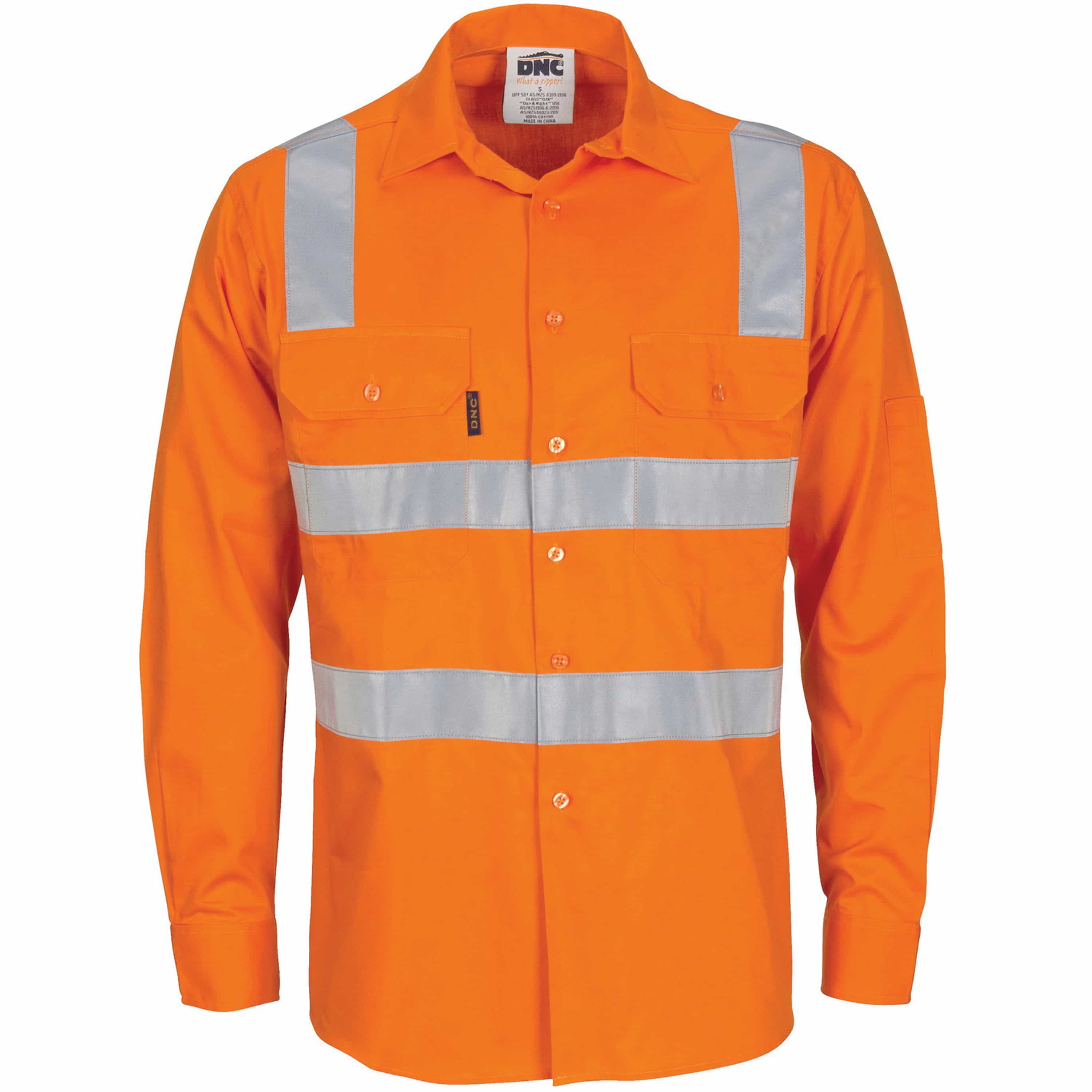 HiVis L/W CTN Shirt G-Tape L/S