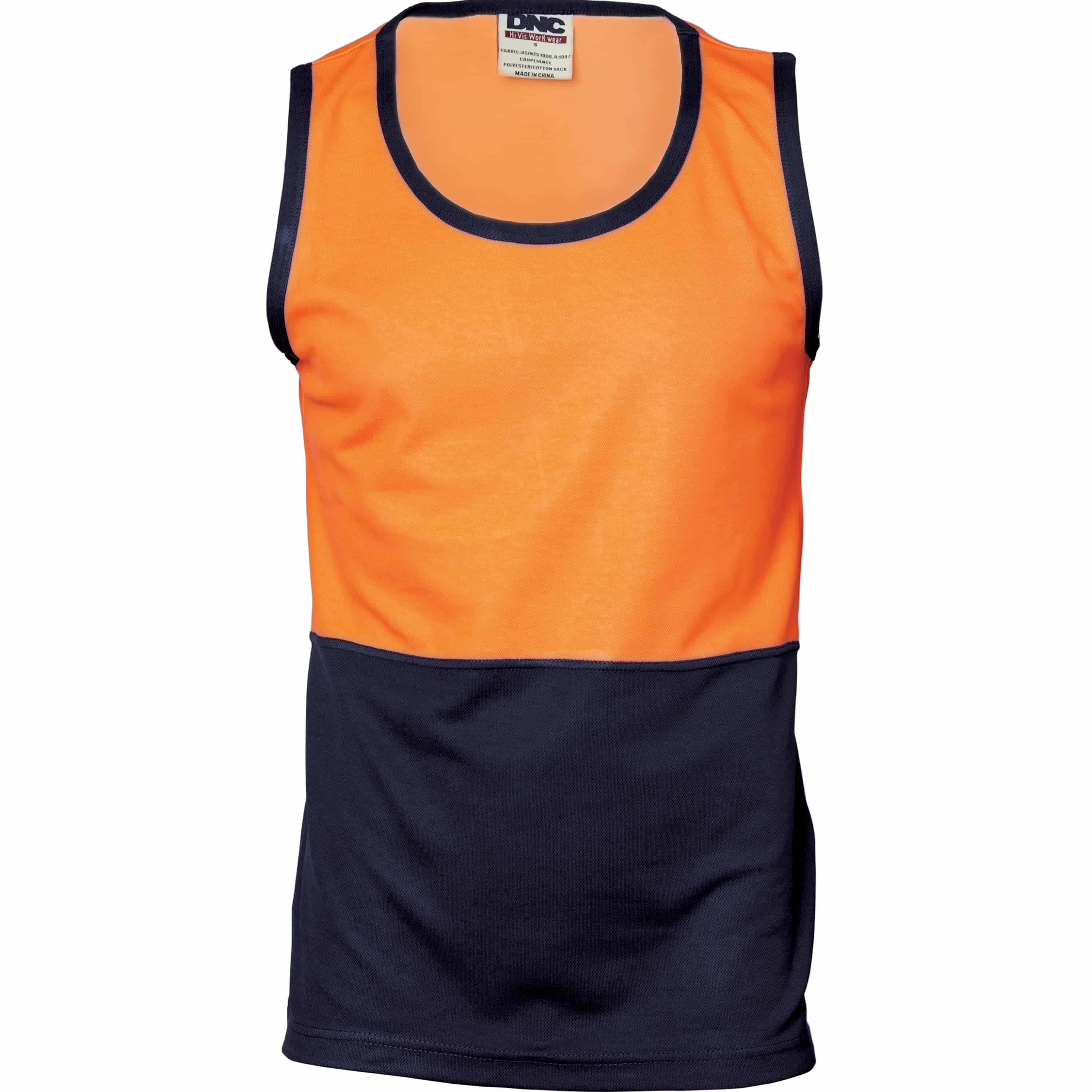 Cotton Back Two Tone Singlet