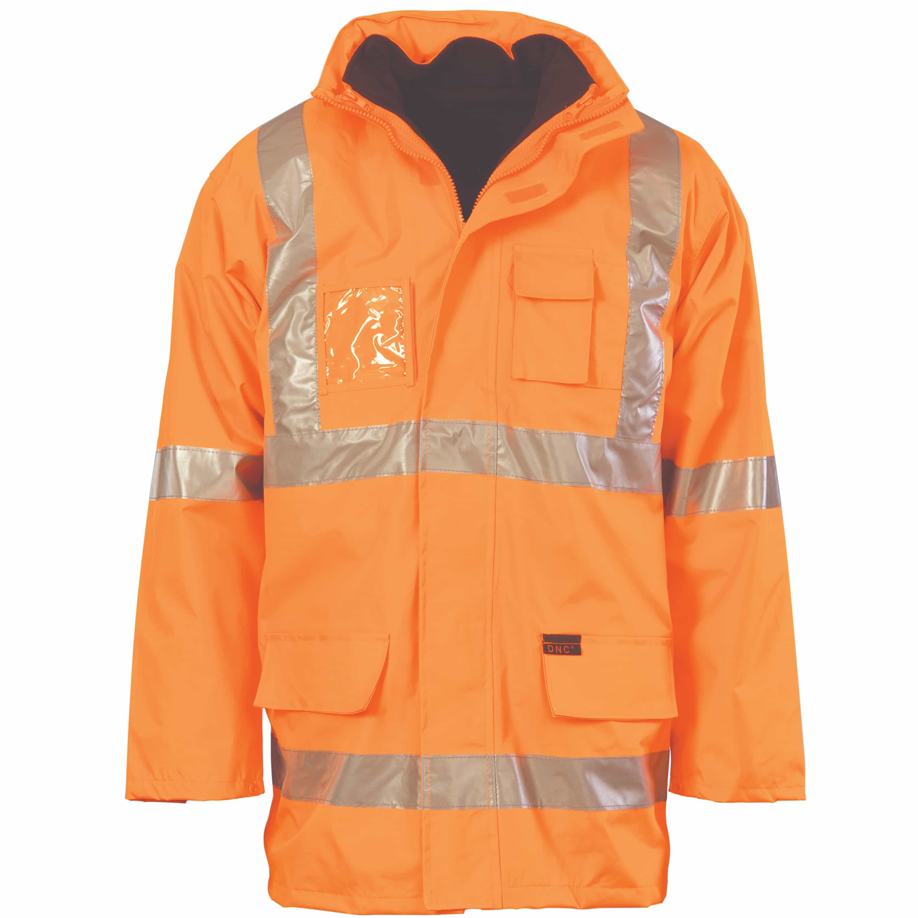 HiVis Cross Back D/N “6 in 1” jacket
(Outer Jacket and Inner Vest can be sold separately)