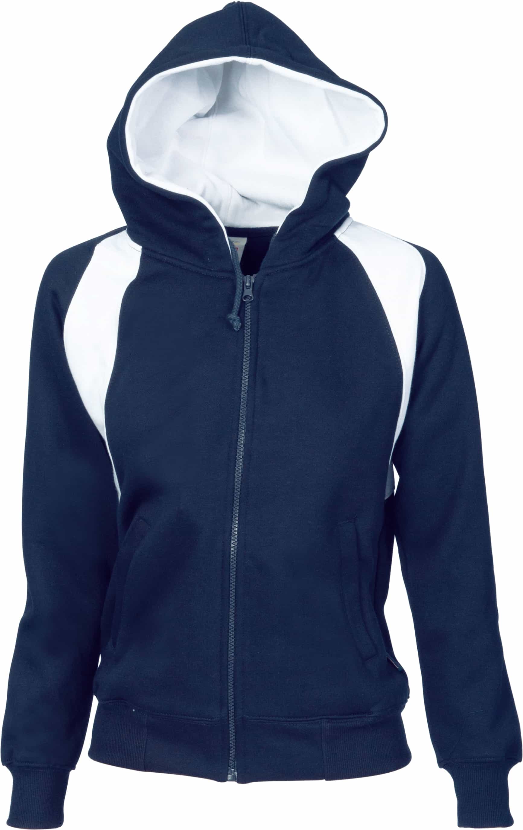 Ladies Contrast Panel Fleecy
