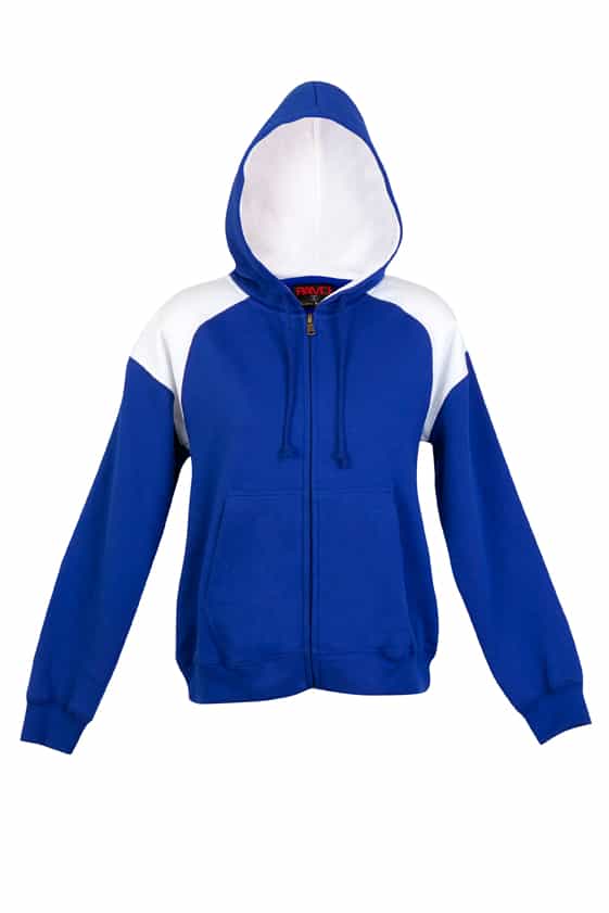 Womens/Juniors Shoulder Contrast  ZIP Hoodie