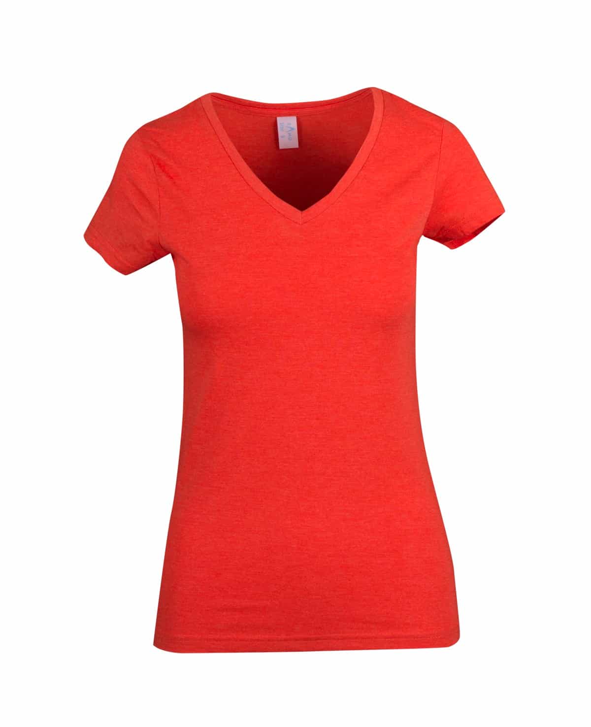 Womens Marl V-neck T-shirt