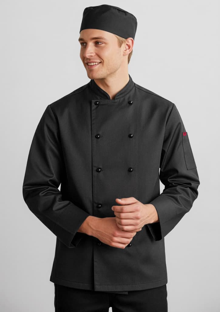 Al Dente Mens Long Sleeve Chef Jacket thumbnail 3