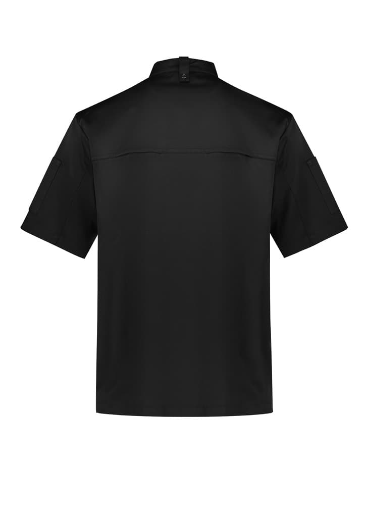 Zest Mens Short Sleeve Chef Jacket thumbnail 2