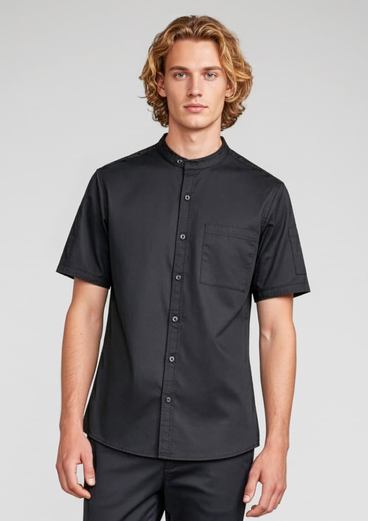 Salsa Mens Short Sleeve Chef Shirt thumbnail 3