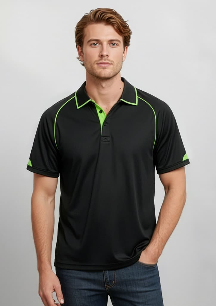 Mens Fusion Short Sleeve Polo thumbnail 3