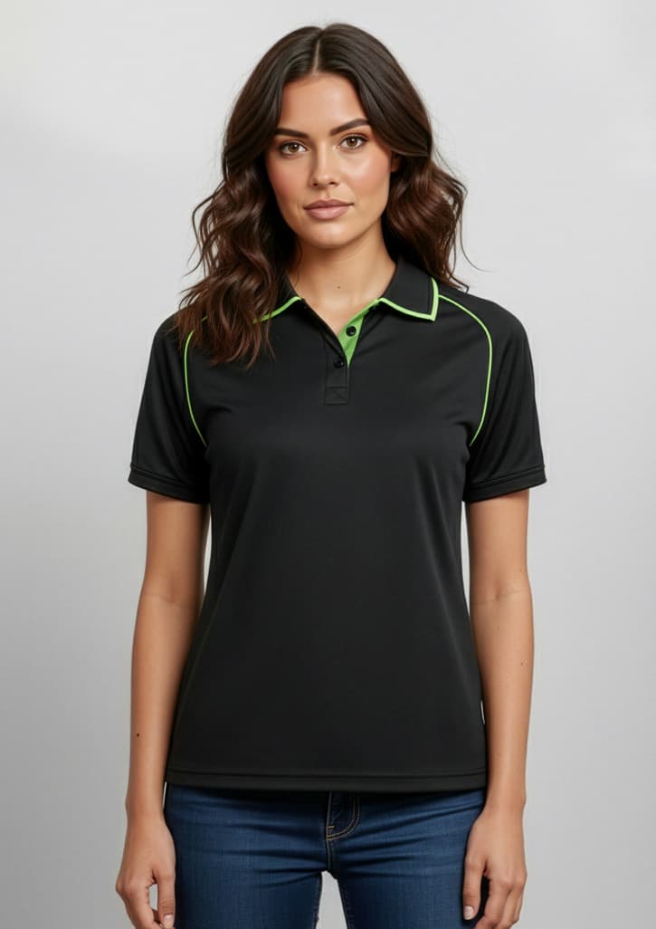 Womens Fusion Short Sleeve Polo thumbnail 3