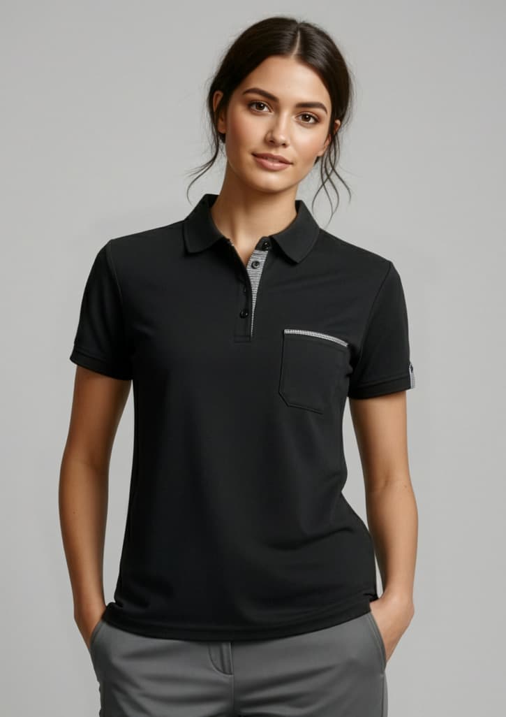 Womens Edge Short Sleeve Polo thumbnail 3