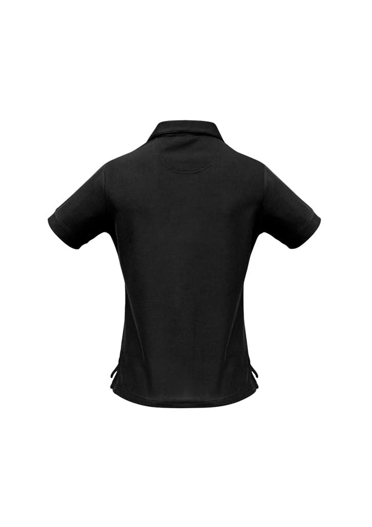 Womens Micro Waffle Short Sleeve Polo thumbnail 2
