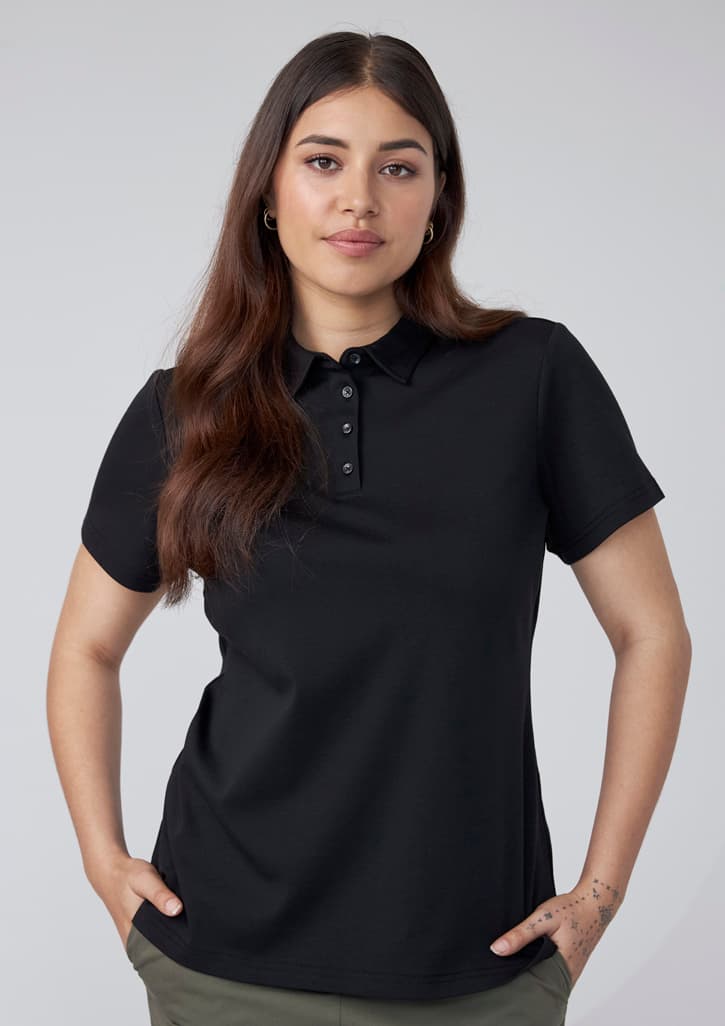 Womens Lotus Short Sleeve Polo thumbnail 4