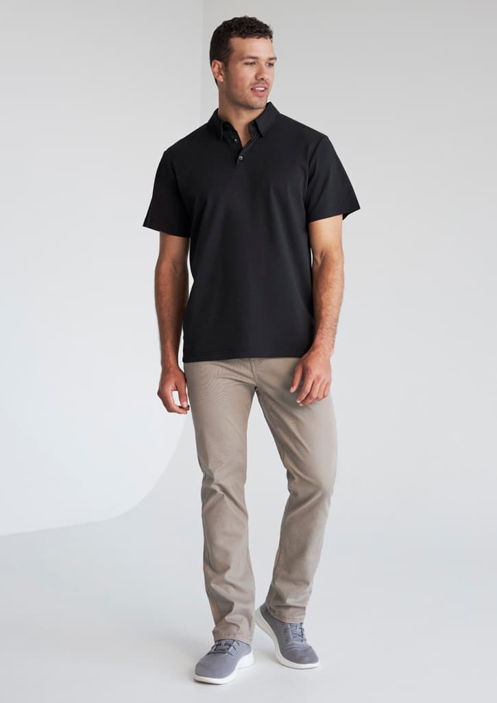 Mens Lotus Short Sleeve Polo thumbnail 4
