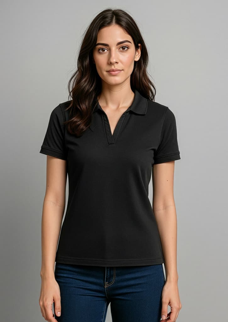 Womens Oceana Short Sleeve Polo thumbnail 3