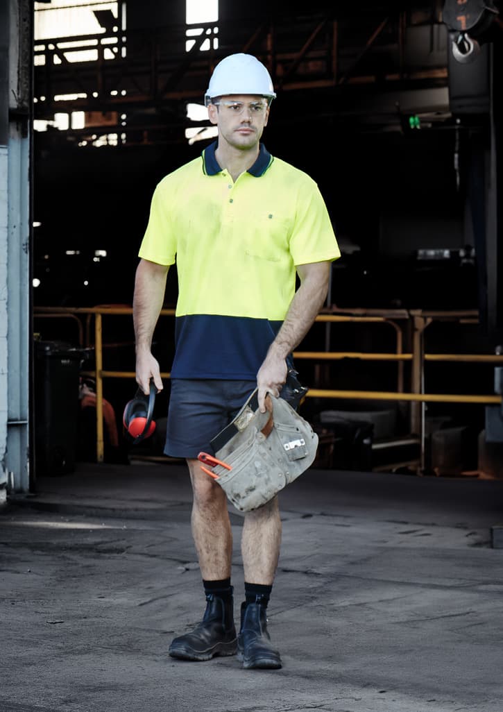 Unisex Hi Vis Basic Short Sleeve Polo thumbnail 3