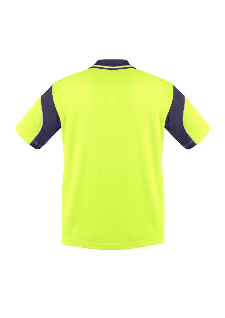 Mens Hi Vis Aztec Short Sleeve Polo thumbnail 2