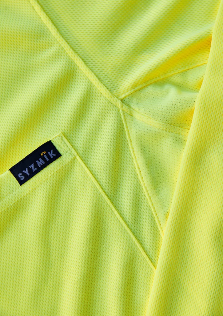 Mens Hi Vis Flux Long Sleeve Polo thumbnail 7