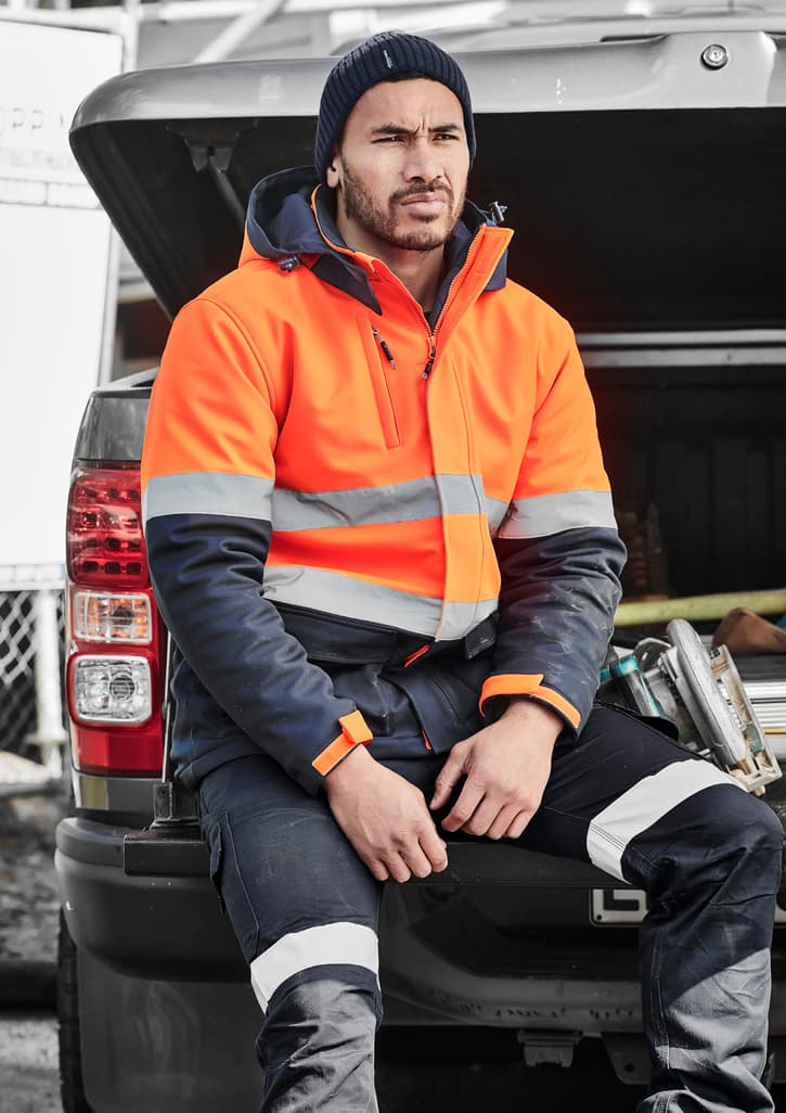 Unisex Hi Vis Antarctic Softshell Jacket thumbnail 3