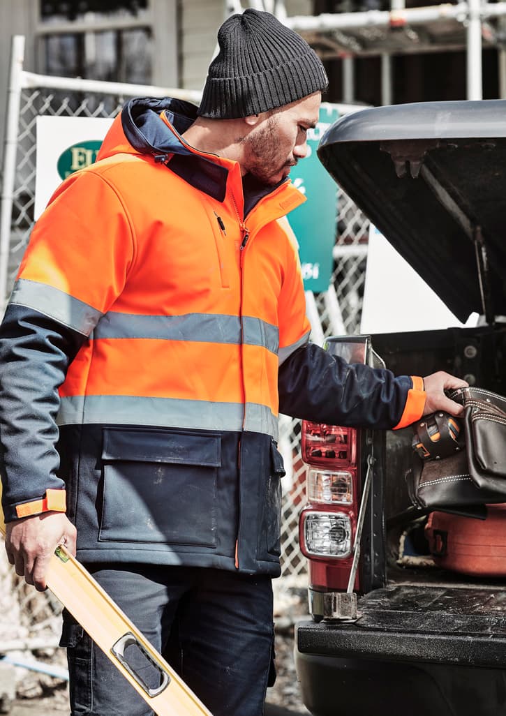 Unisex Hi Vis Antarctic Softshell Jacket thumbnail 5