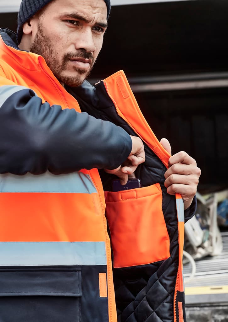 Unisex Hi Vis Antarctic Softshell Jacket thumbnail 6