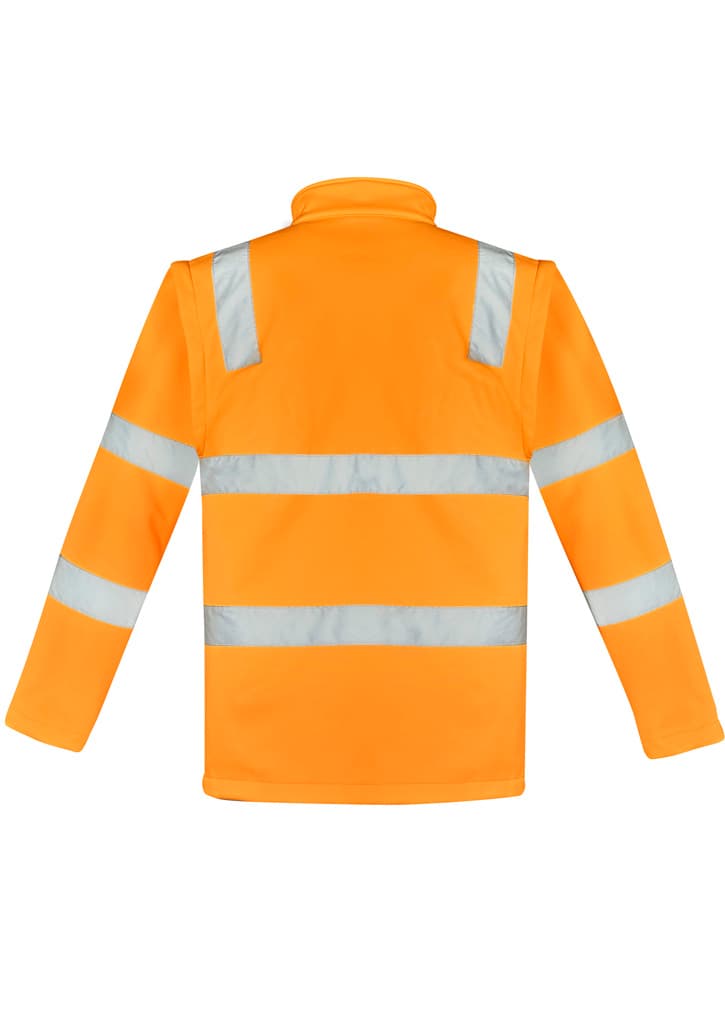 Unisex Hi Vis Vic Rail 2 In 1 Softshell Jacket thumbnail 2