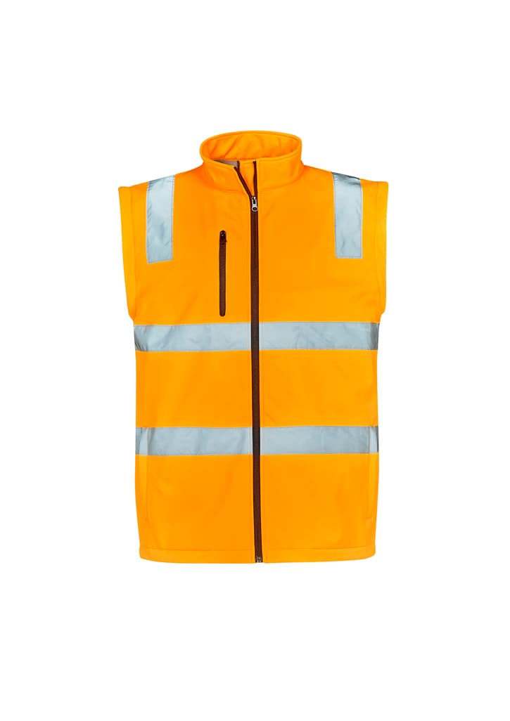 Unisex Hi Vis Vic Rail 2 In 1 Softshell Jacket thumbnail 3