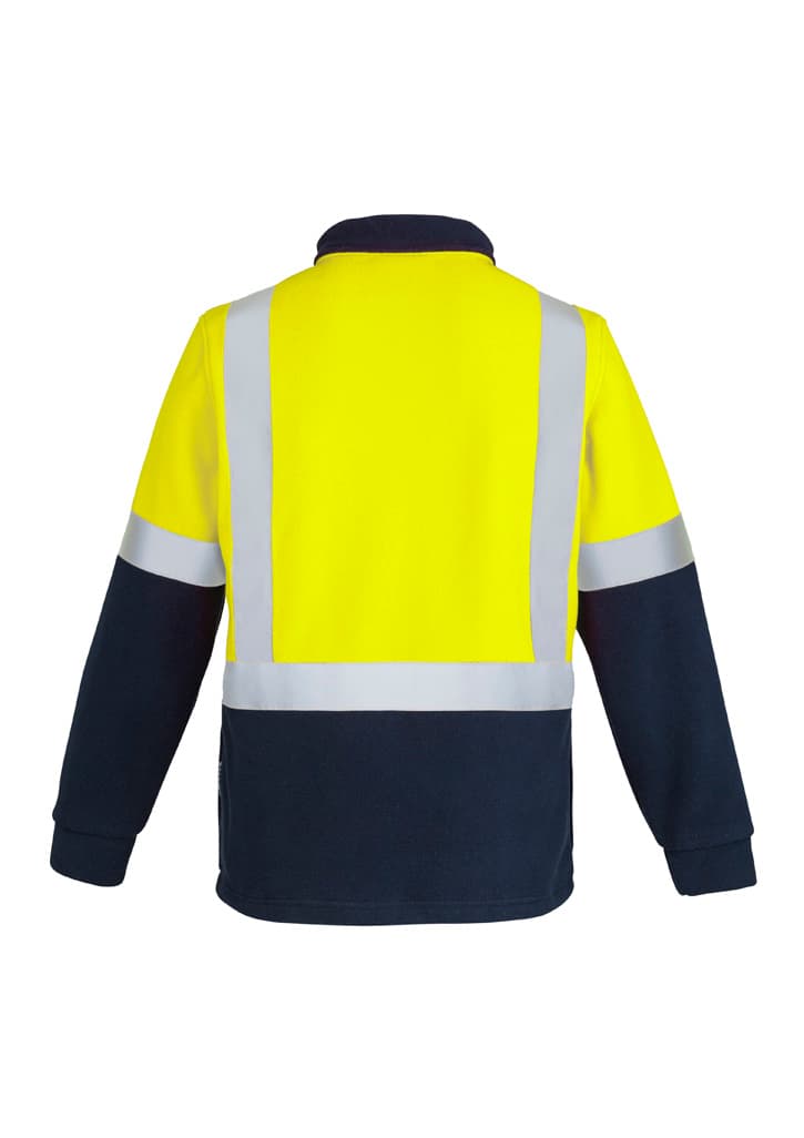 Unisex Hi Vis Polar Fleece Pullover - Shoulder Taped thumbnail 2