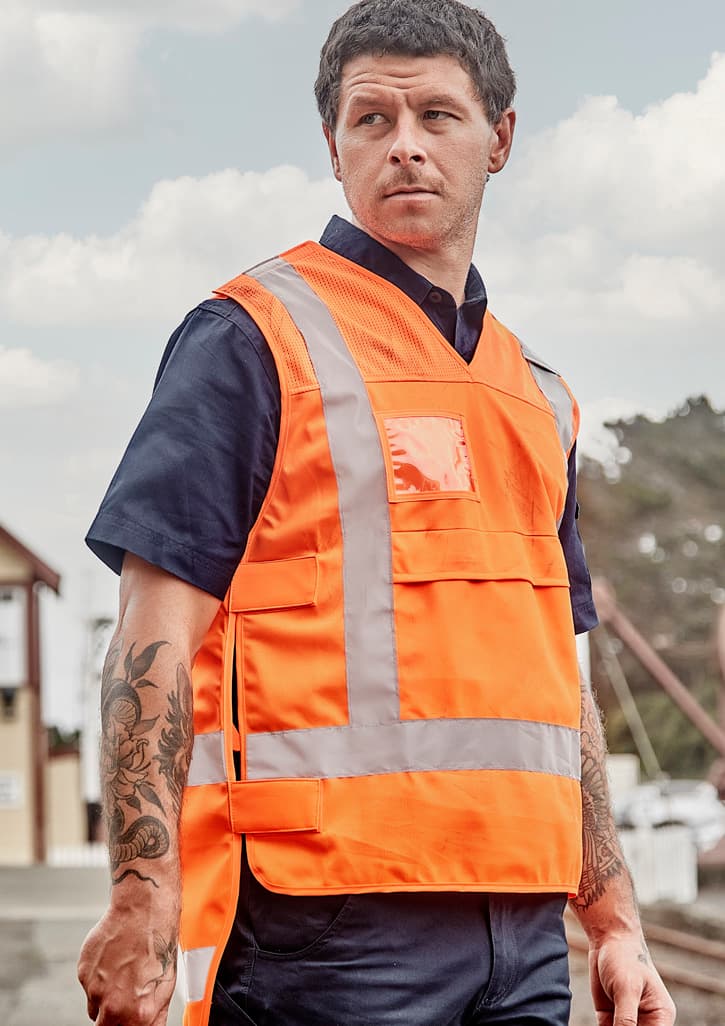 Unisex Hi Vis Nsw Rail Vest thumbnail 3