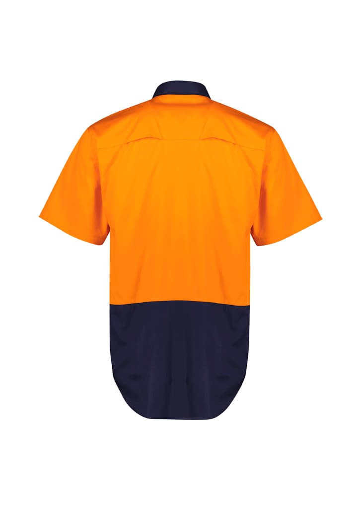 Mens Hi Vis Short Sleeve Shirt thumbnail 2
