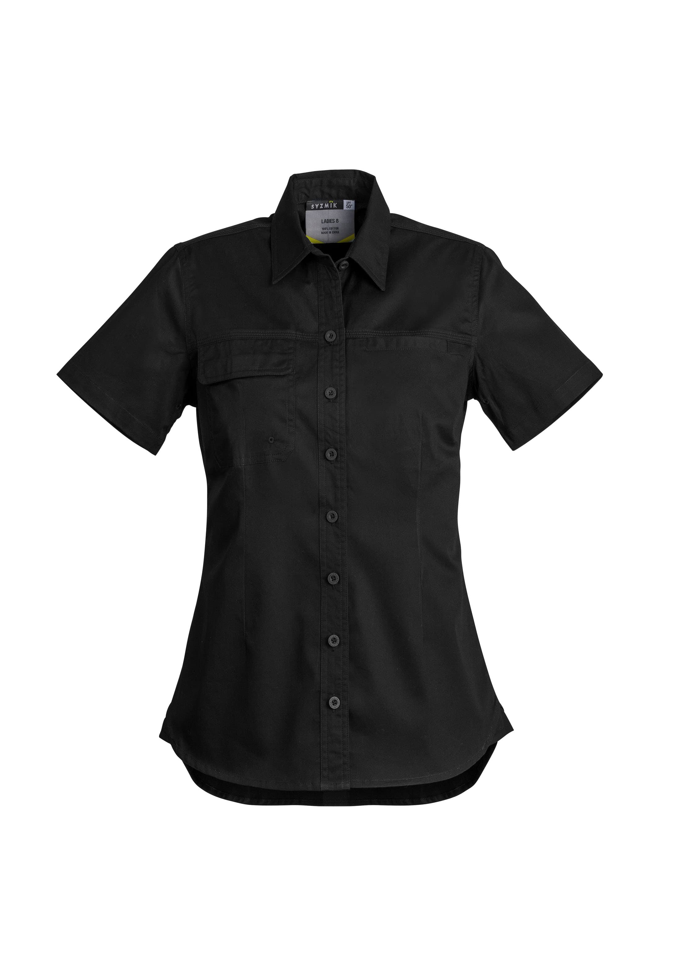 Womens Lightweight Tradie Short Sleeve Shirt — view 1