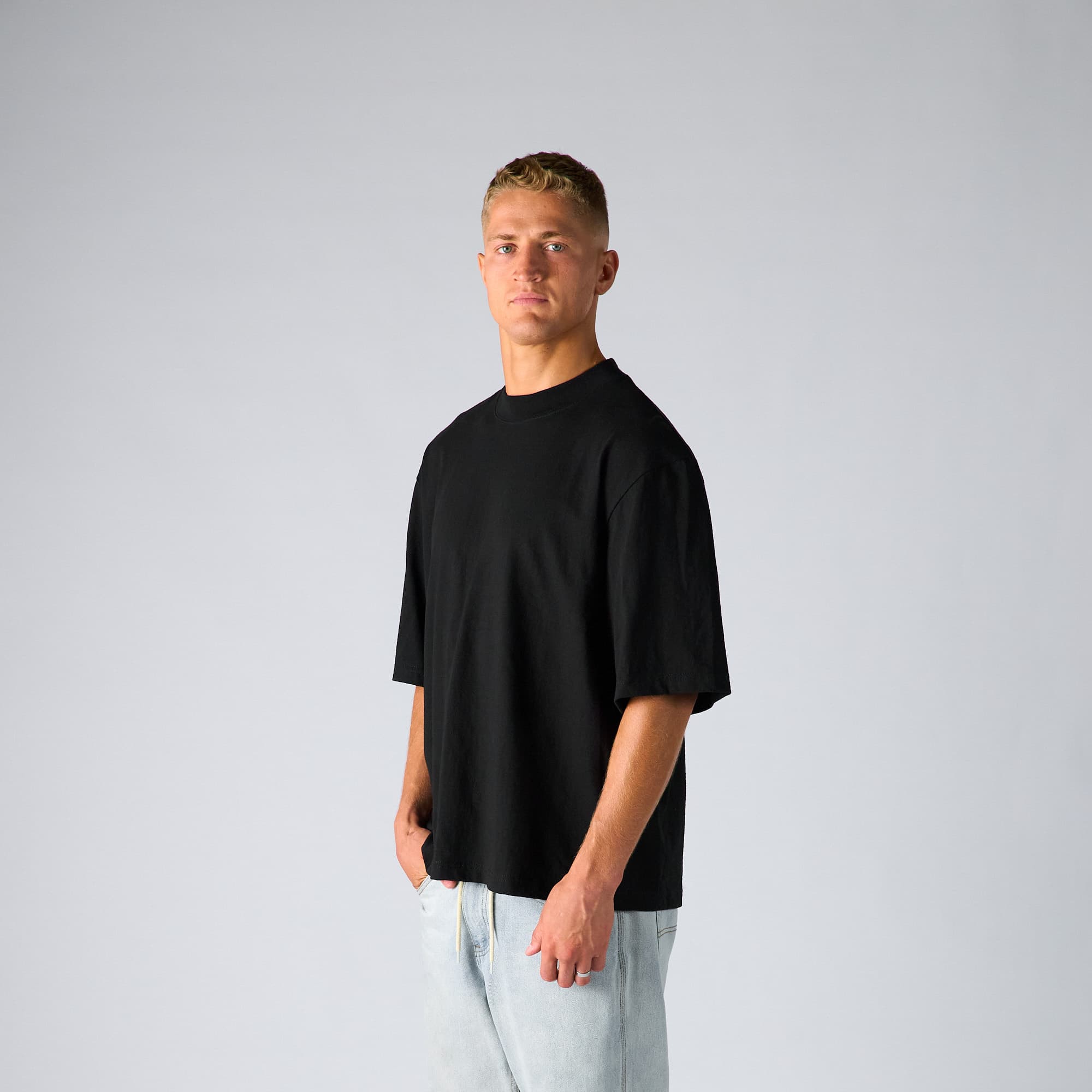 Shaka Wear 7.5oz Max Heavyweight Garment Dye Drop Shoulder Tee thumbnail 4