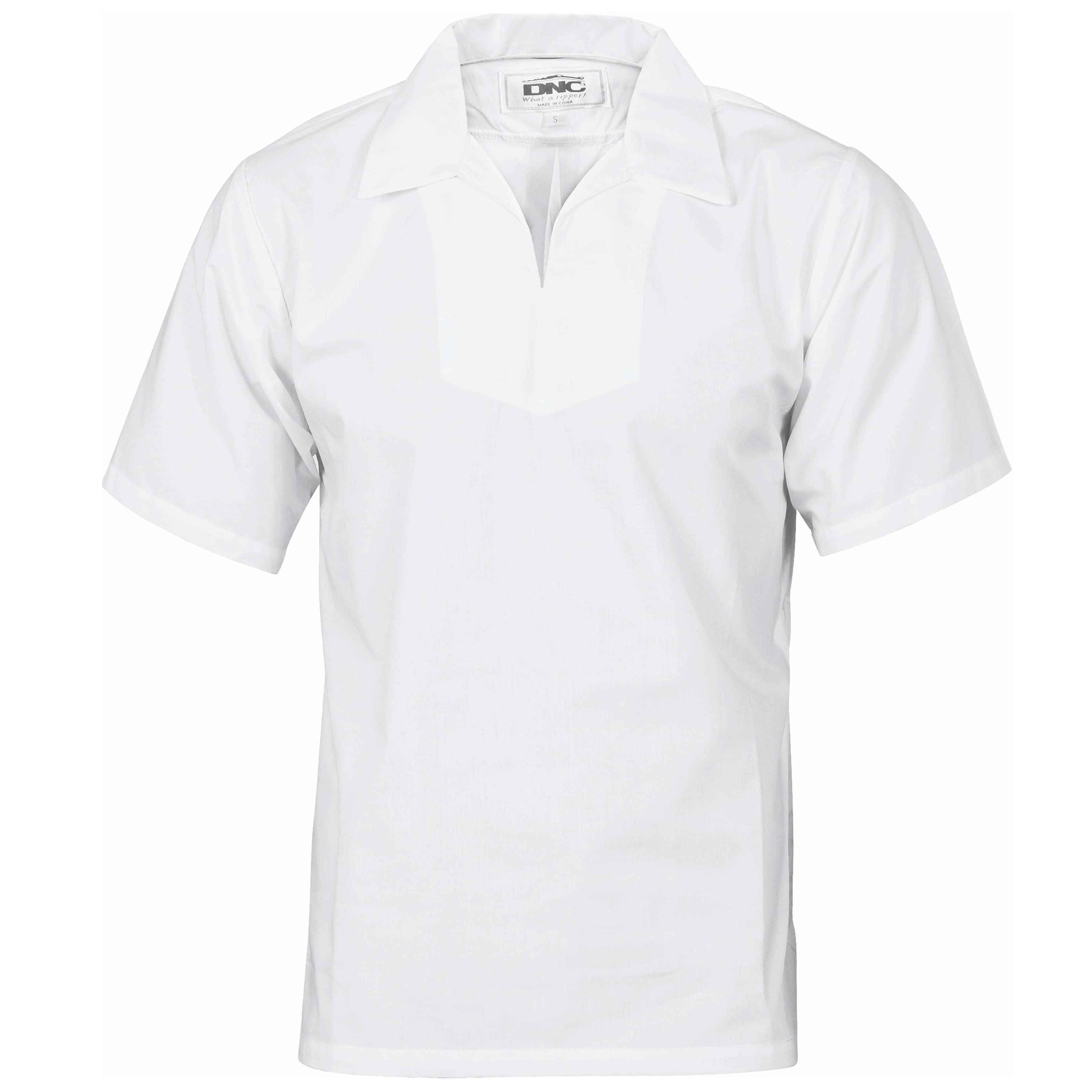 V-Neck Food Industry Jerkin - Short Sleeve — view 1