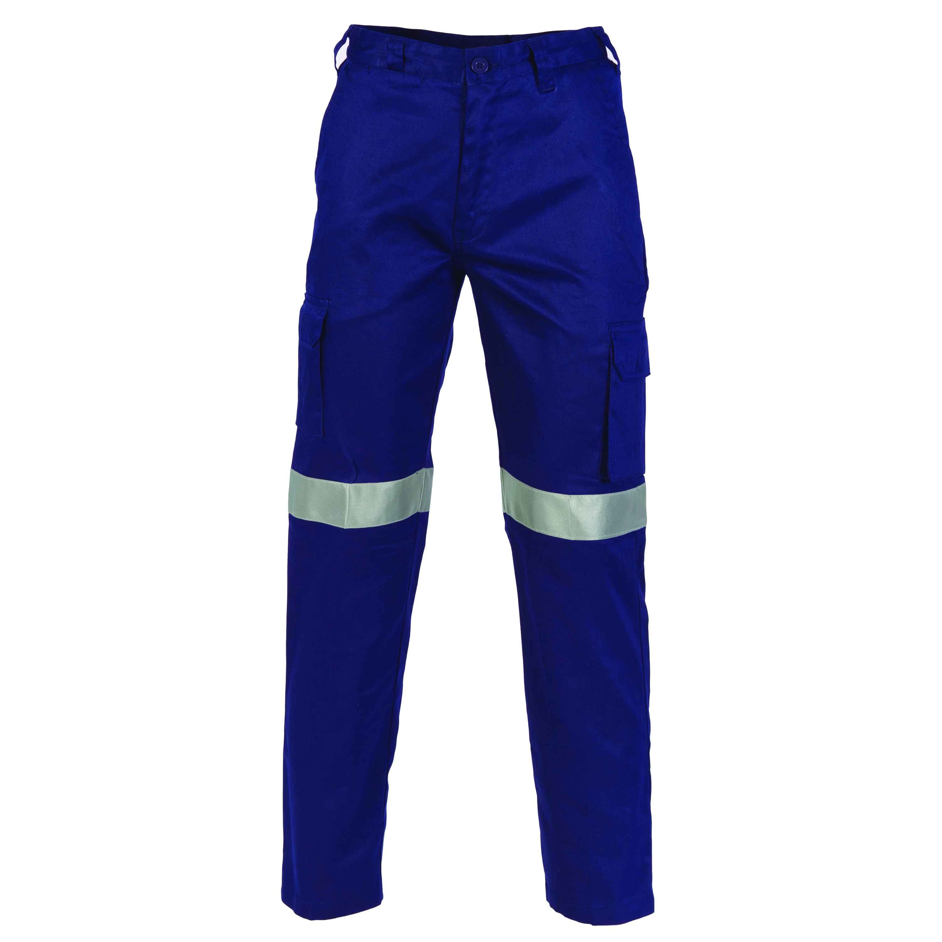 Lightweight  Cotton Cargo Pants with 3M R/Tape — view 1