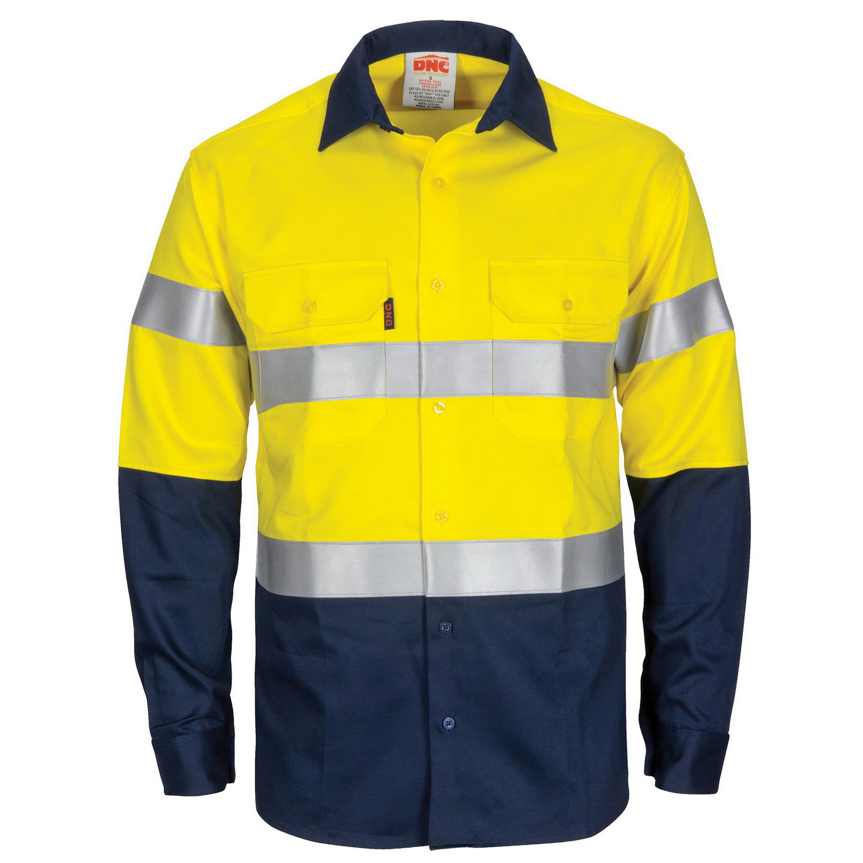 Paton Saint Flame Retardant 2 Tone Cotton Shirt with 3M F/R Tape - L/S — view 1