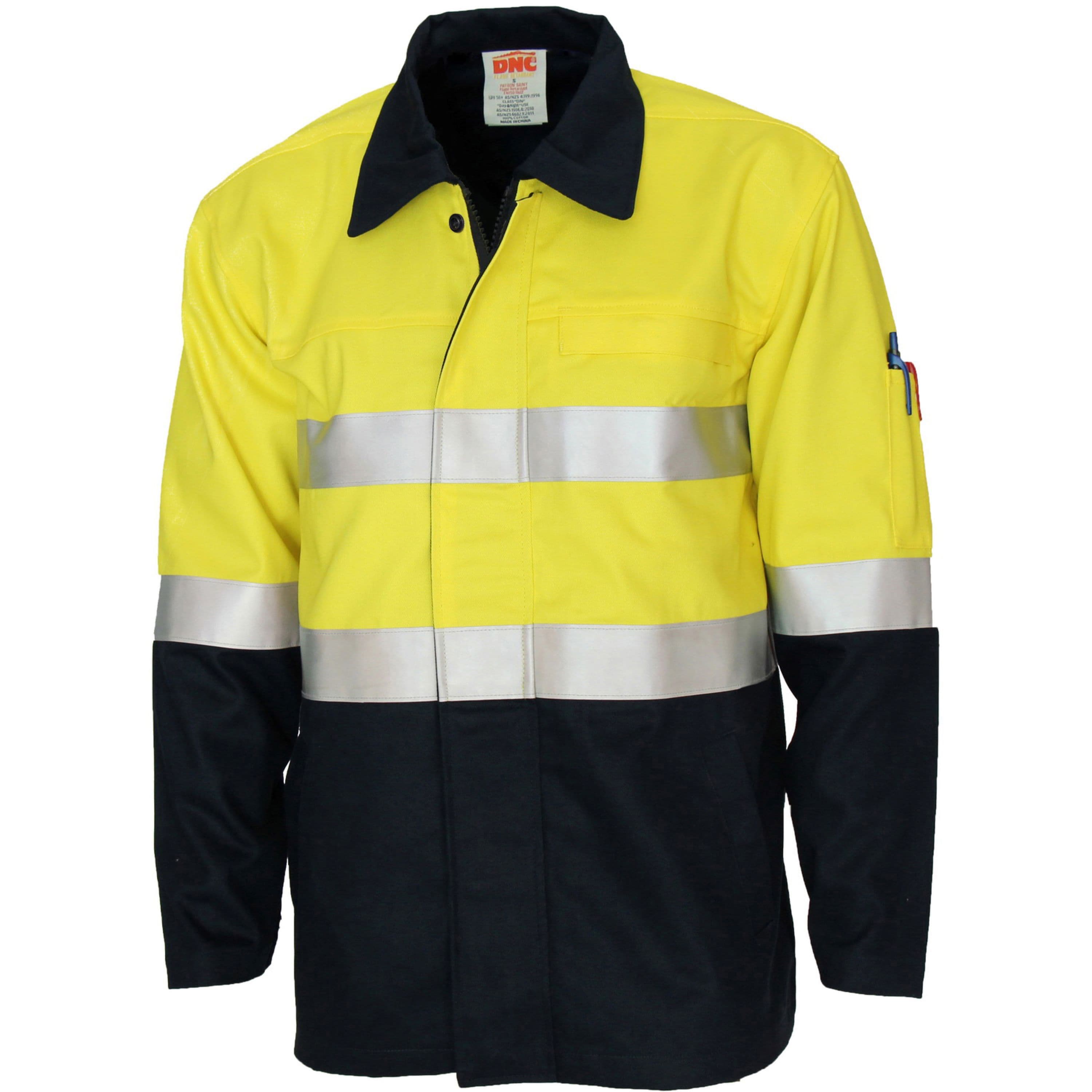 Patron Saint Flame Retardant Two Tone Drill ARC Rated Welder's Jacket with LOXY F/R Tape — view 1
