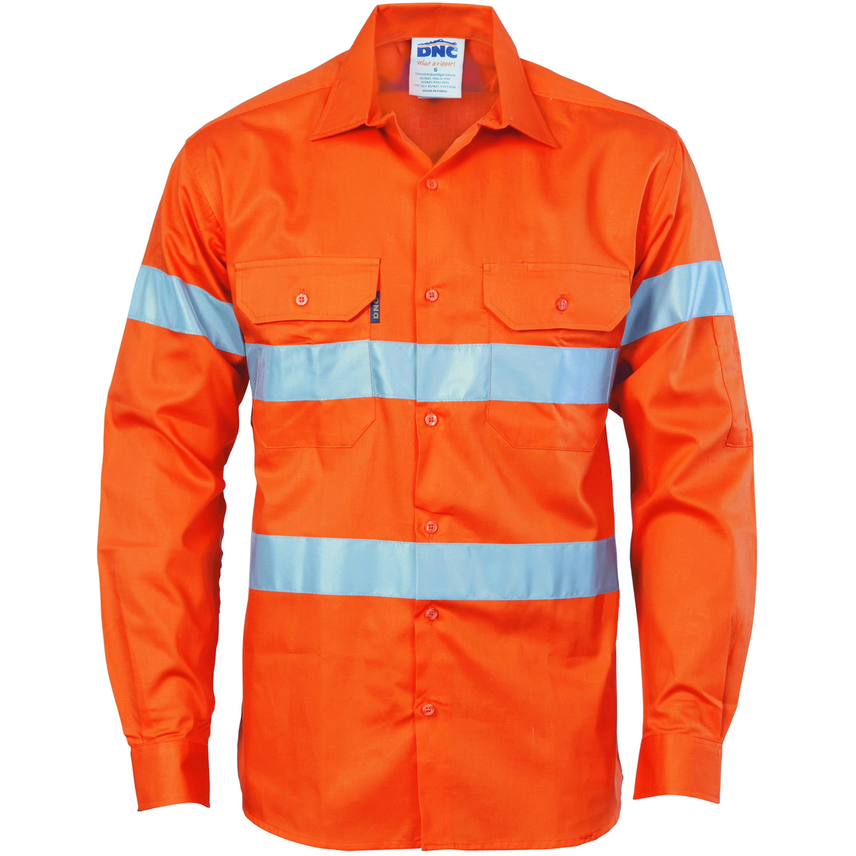 HIVIS Segment Taped 1/2 Zip Fleecy Windcheater thumbnail 3