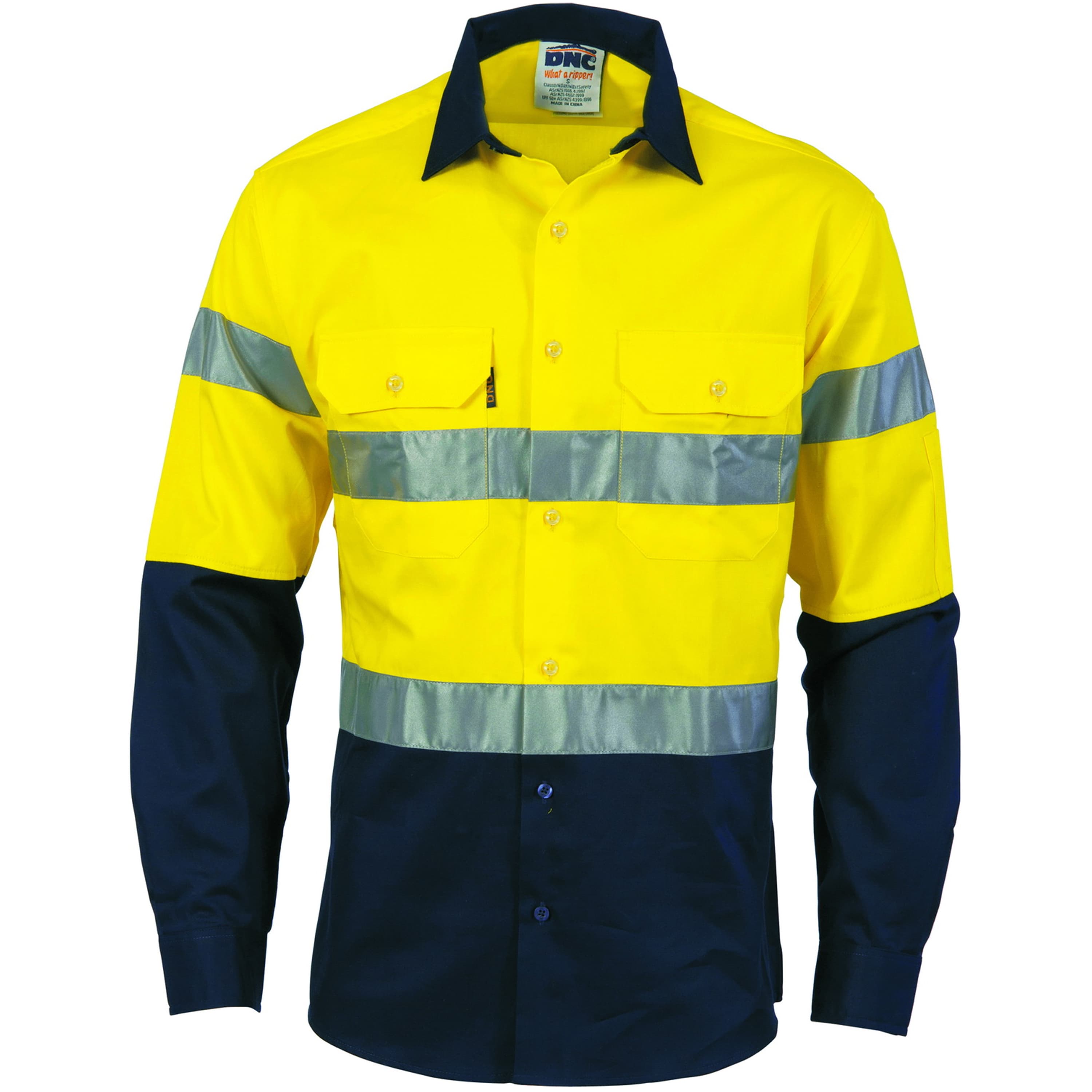 HIVIS Segment Taped 1/2 Zip Fleecy Windcheater thumbnail 4