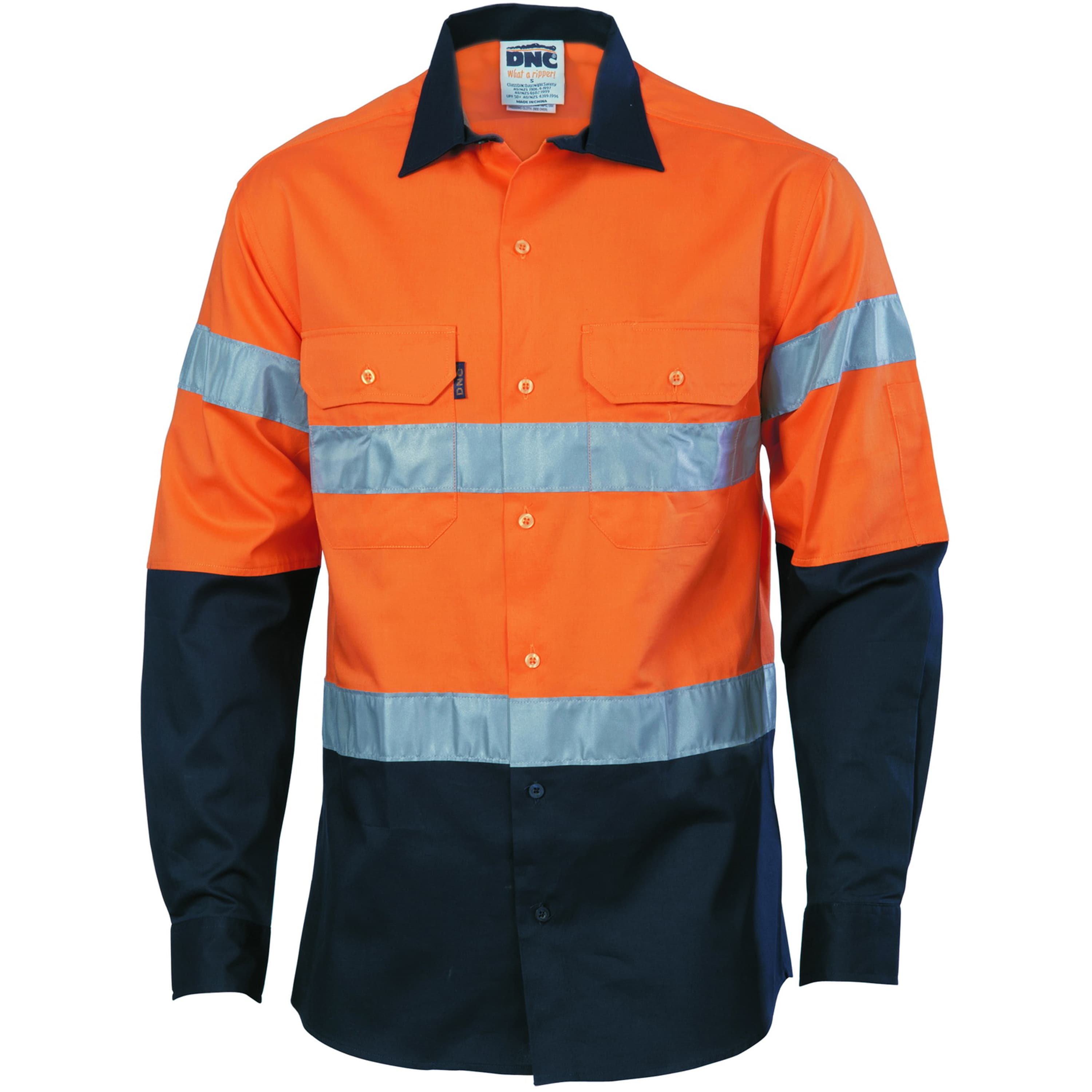HIVIS Segment Taped 1/2 Zip Fleecy Windcheater thumbnail 5