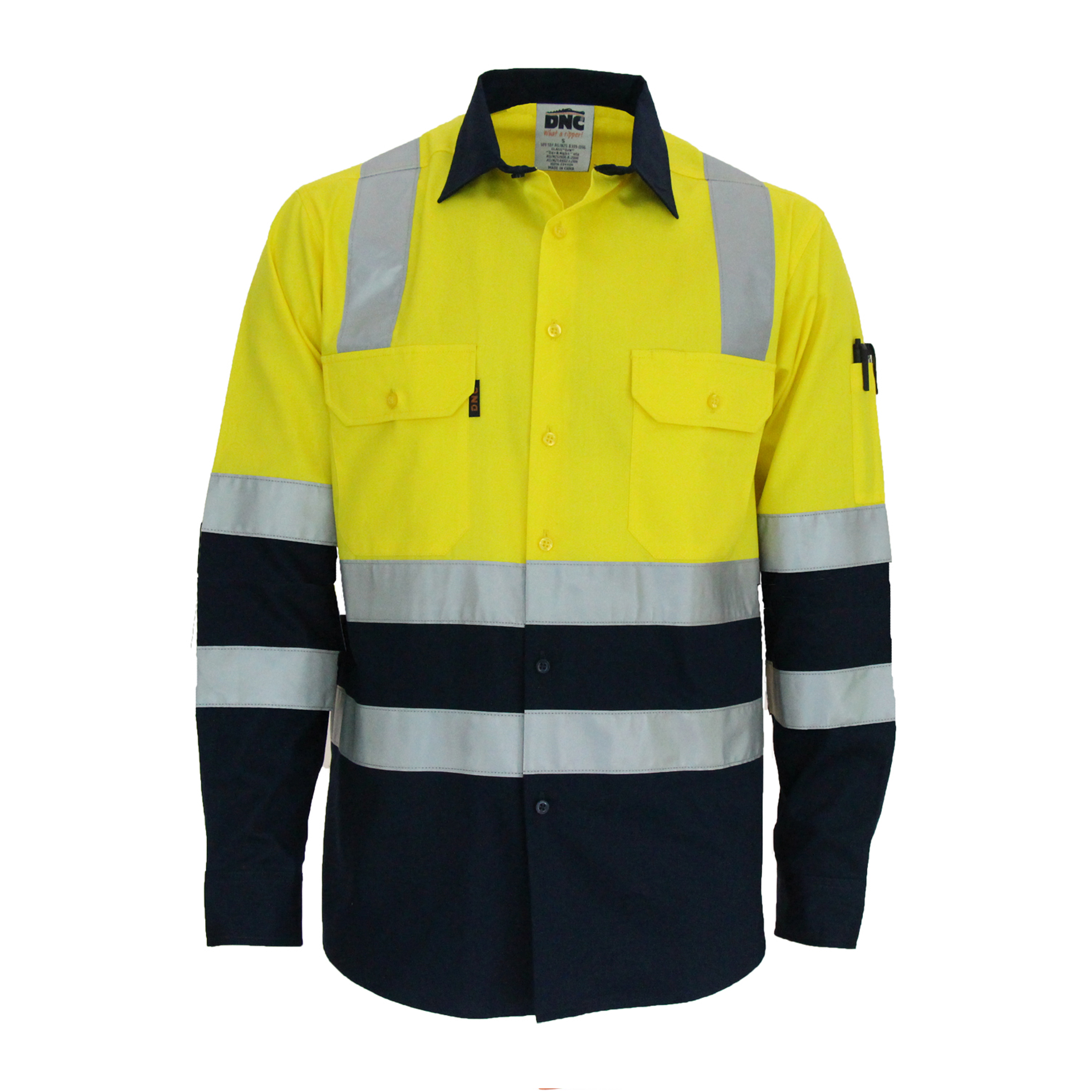 HIVIS Segment Taped 1/2 Zip Fleecy Windcheater thumbnail 8