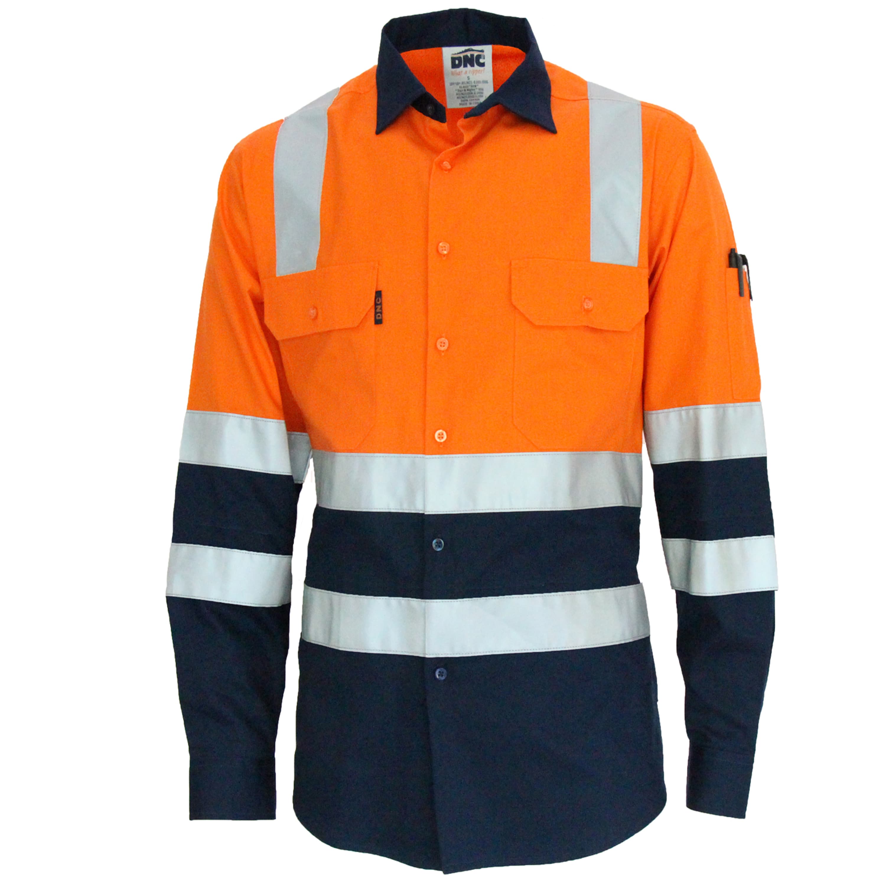 HIVIS Segment Taped 1/2 Zip Fleecy Windcheater thumbnail 9