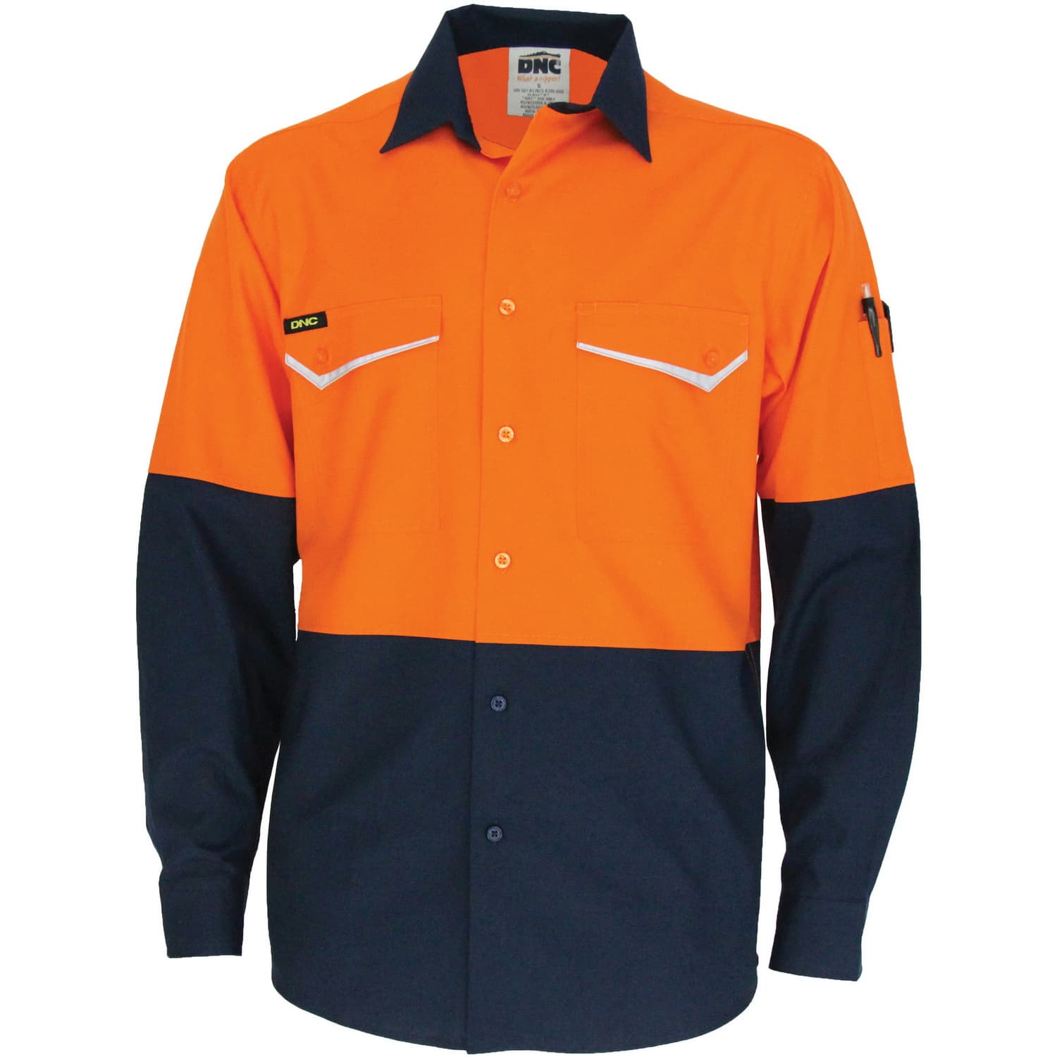 HIVIS Segment Taped 1/2 Zip Fleecy Windcheater thumbnail 21