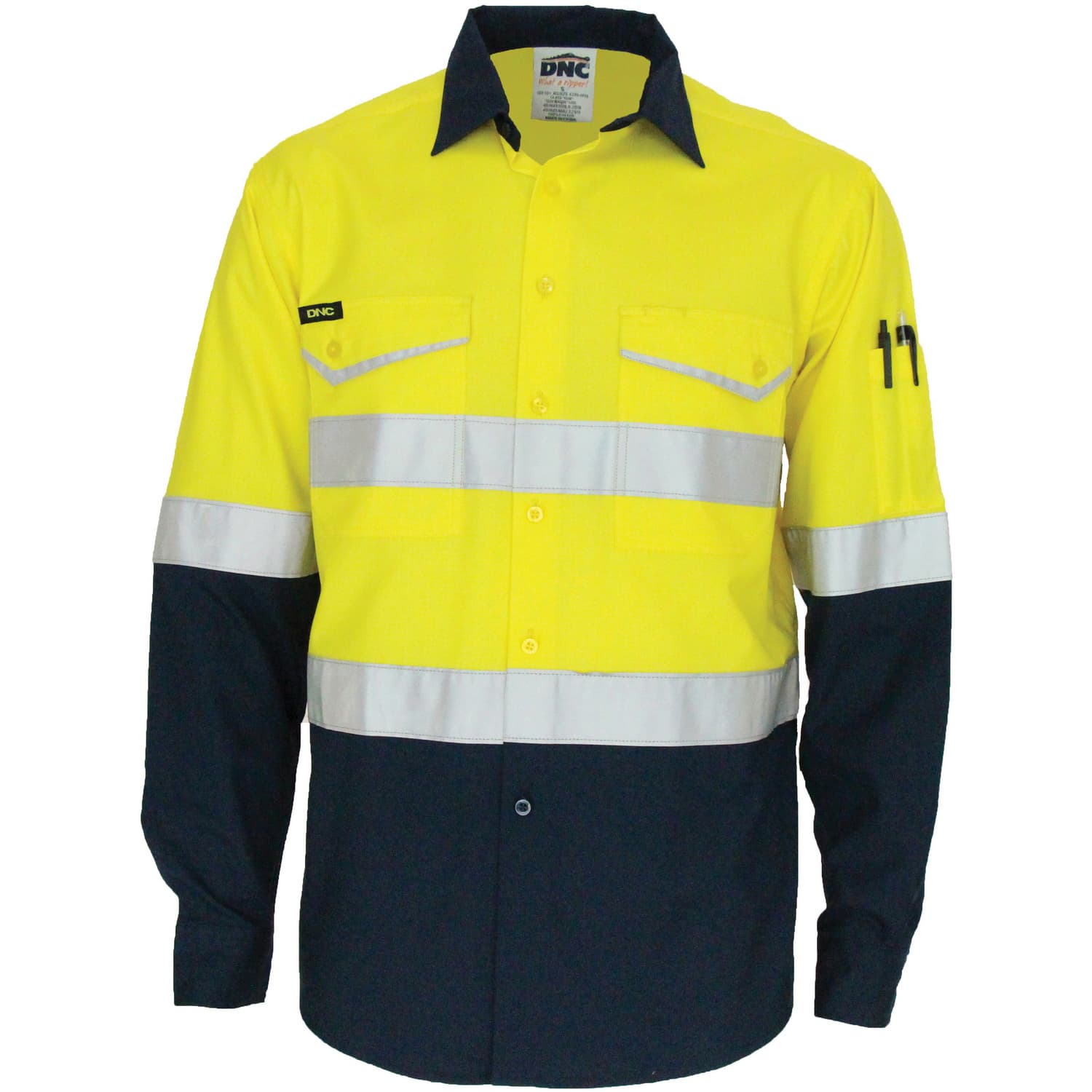 HIVIS Segment Taped 1/2 Zip Fleecy Windcheater thumbnail 24