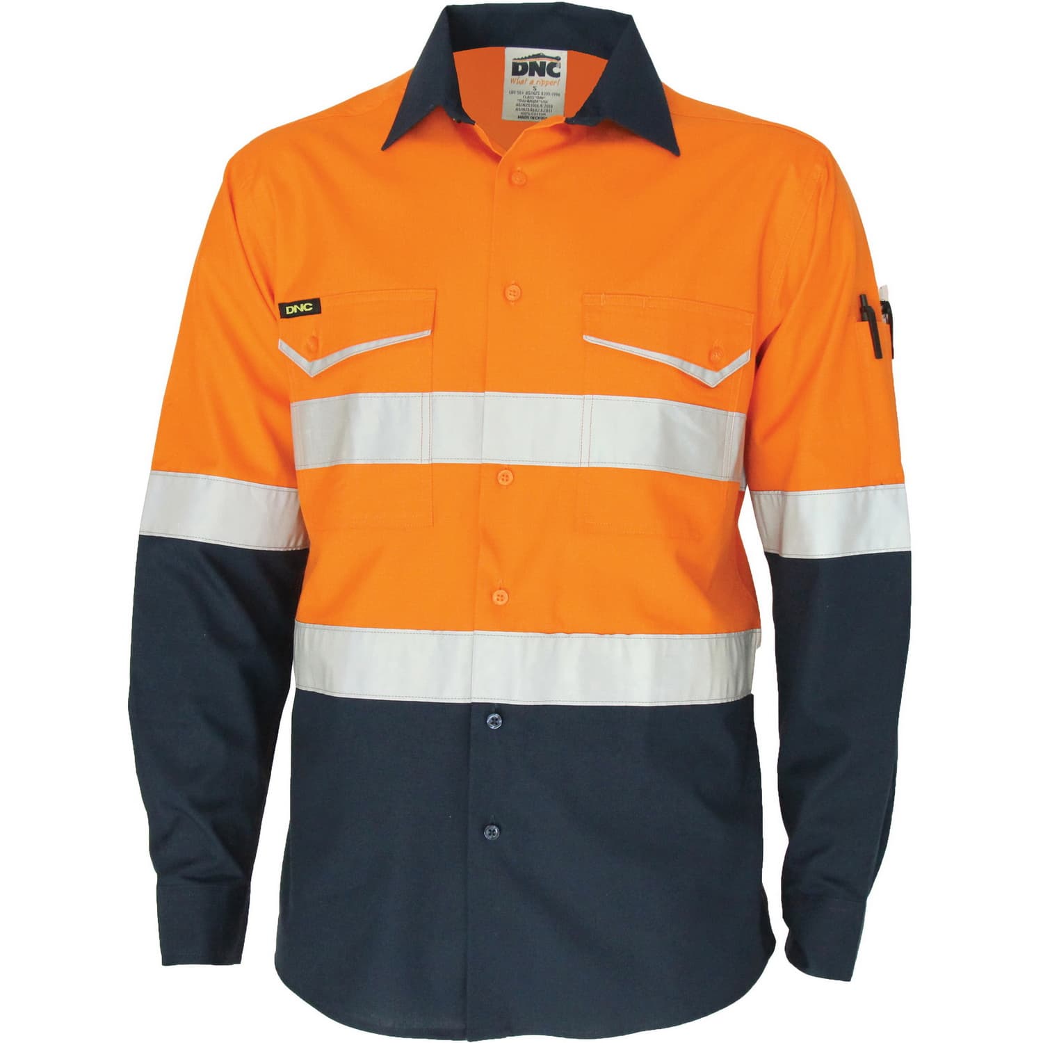 HIVIS Segment Taped 1/2 Zip Fleecy Windcheater thumbnail 25