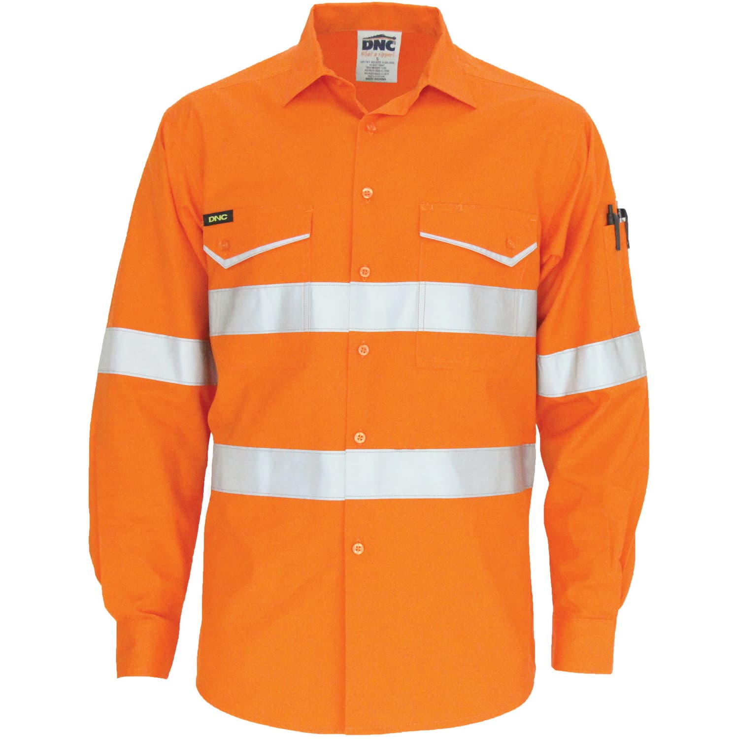 HIVIS Segment Taped 1/2 Zip Fleecy Windcheater thumbnail 27