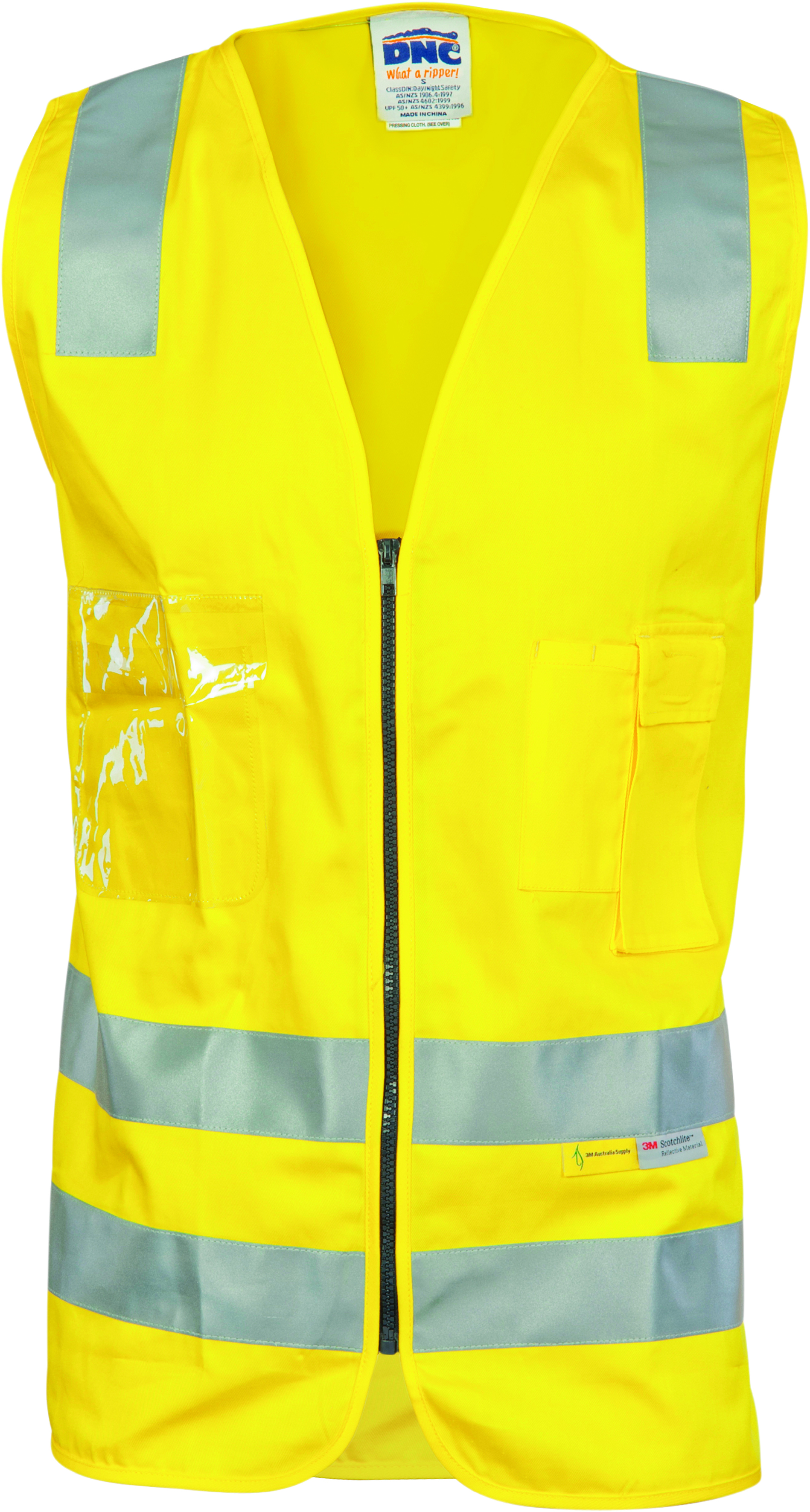 Day/Night Cotton Safety Vests — view 1