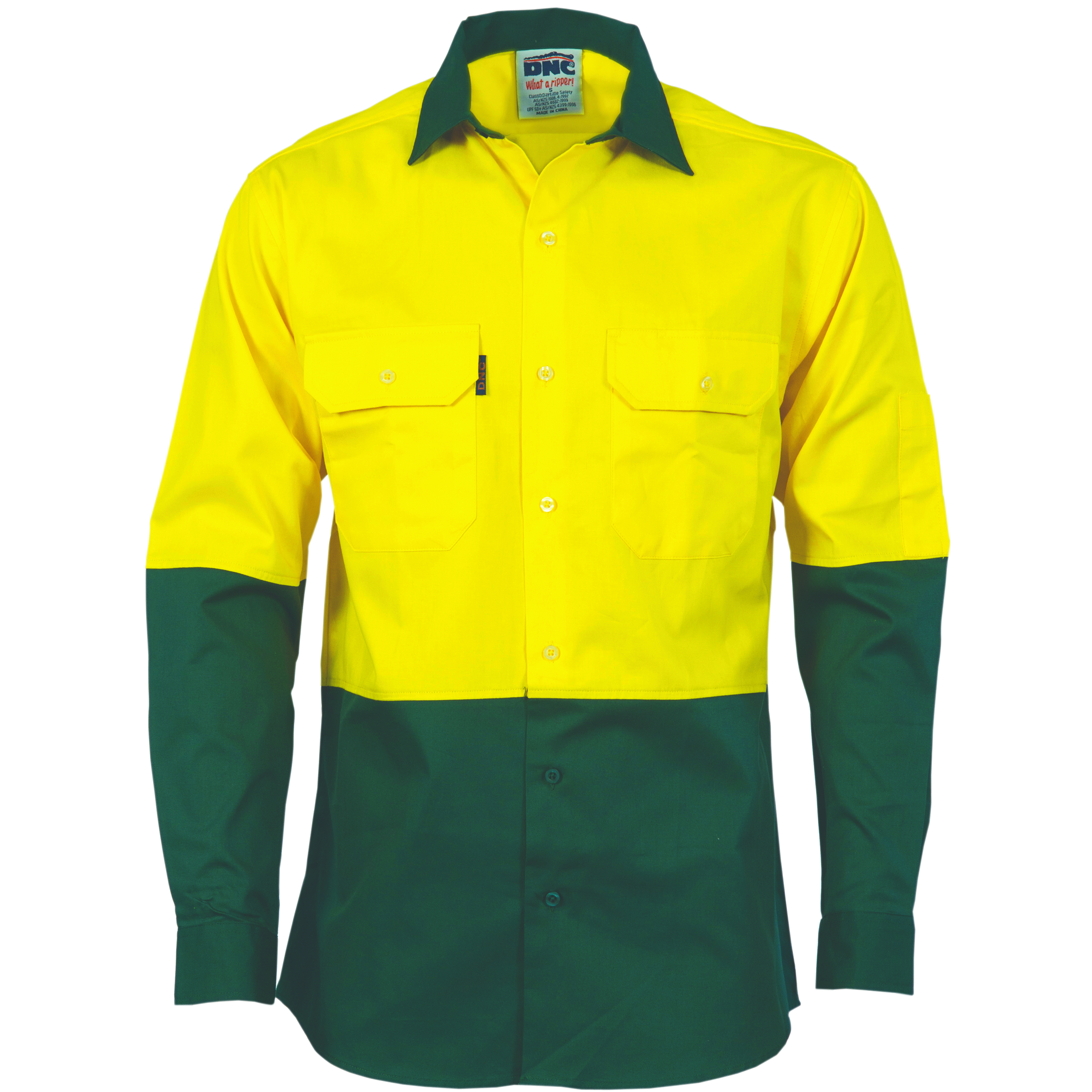 HiVis 2 Tone Cool-Breeze Cotton Shirt -
Long sleeve — view 1