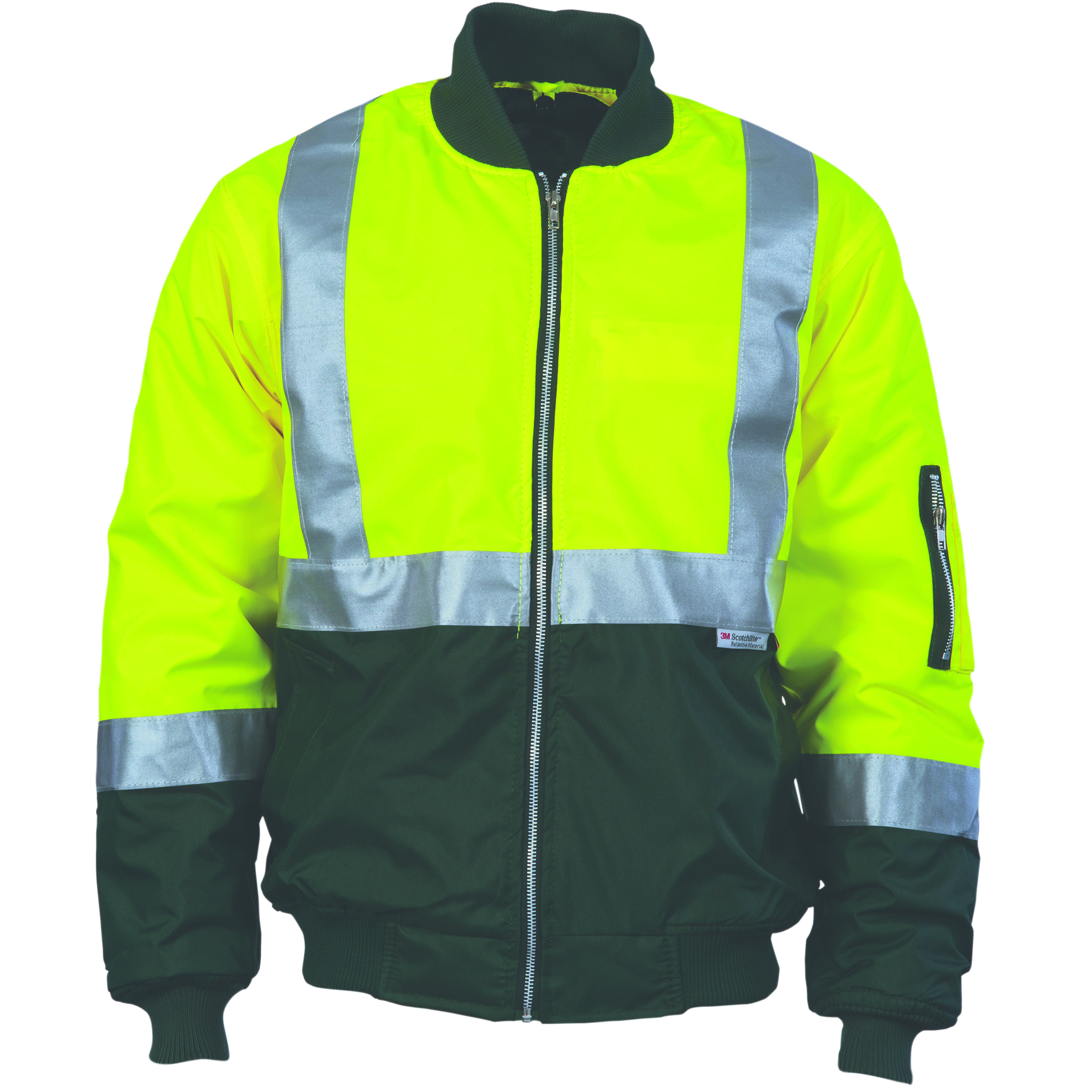 HiVis Two Tone Flying Jacket with 3M R/Tape — view 1