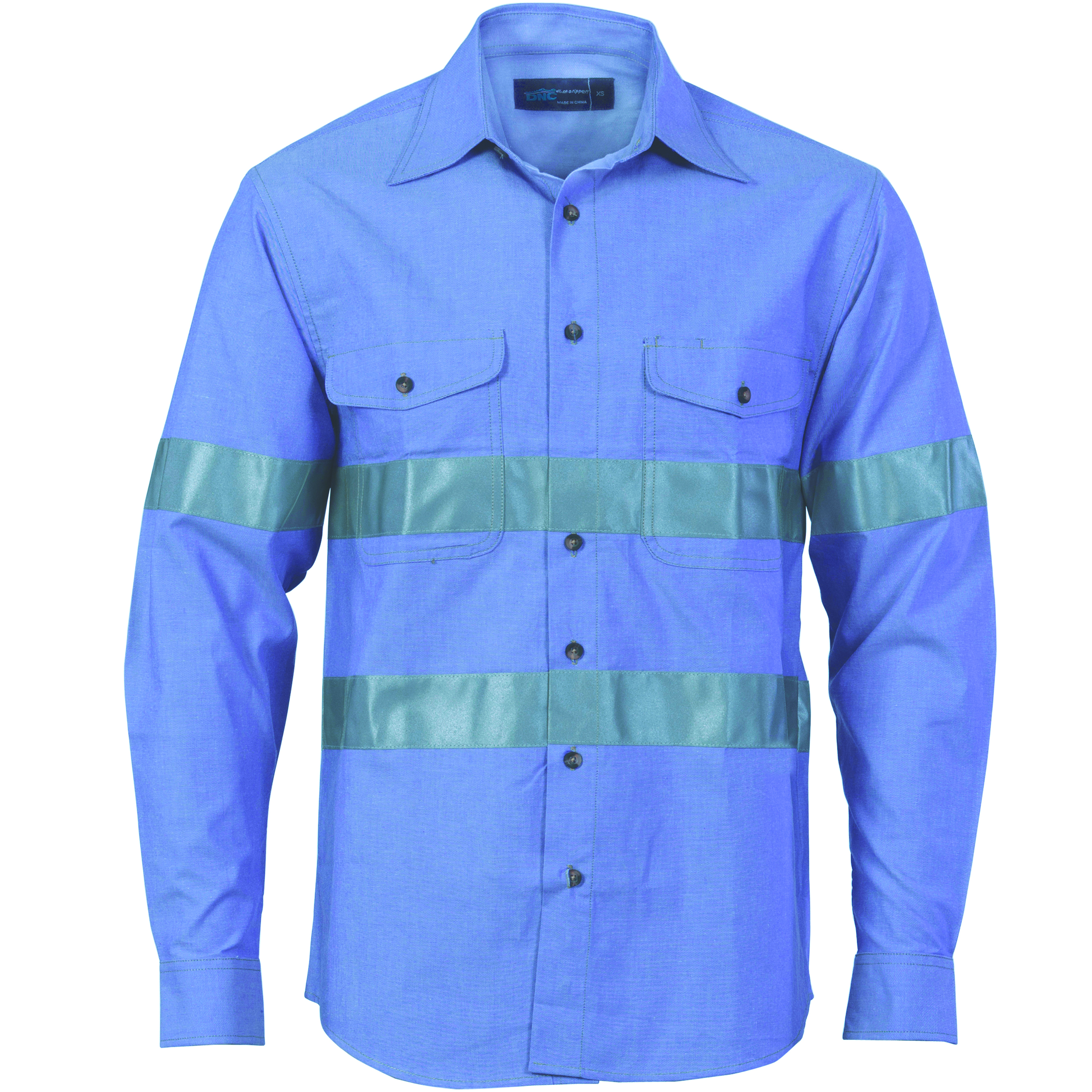 Cotton Chambray Shirt with Generic R/Tape - Long sleeve — view 1