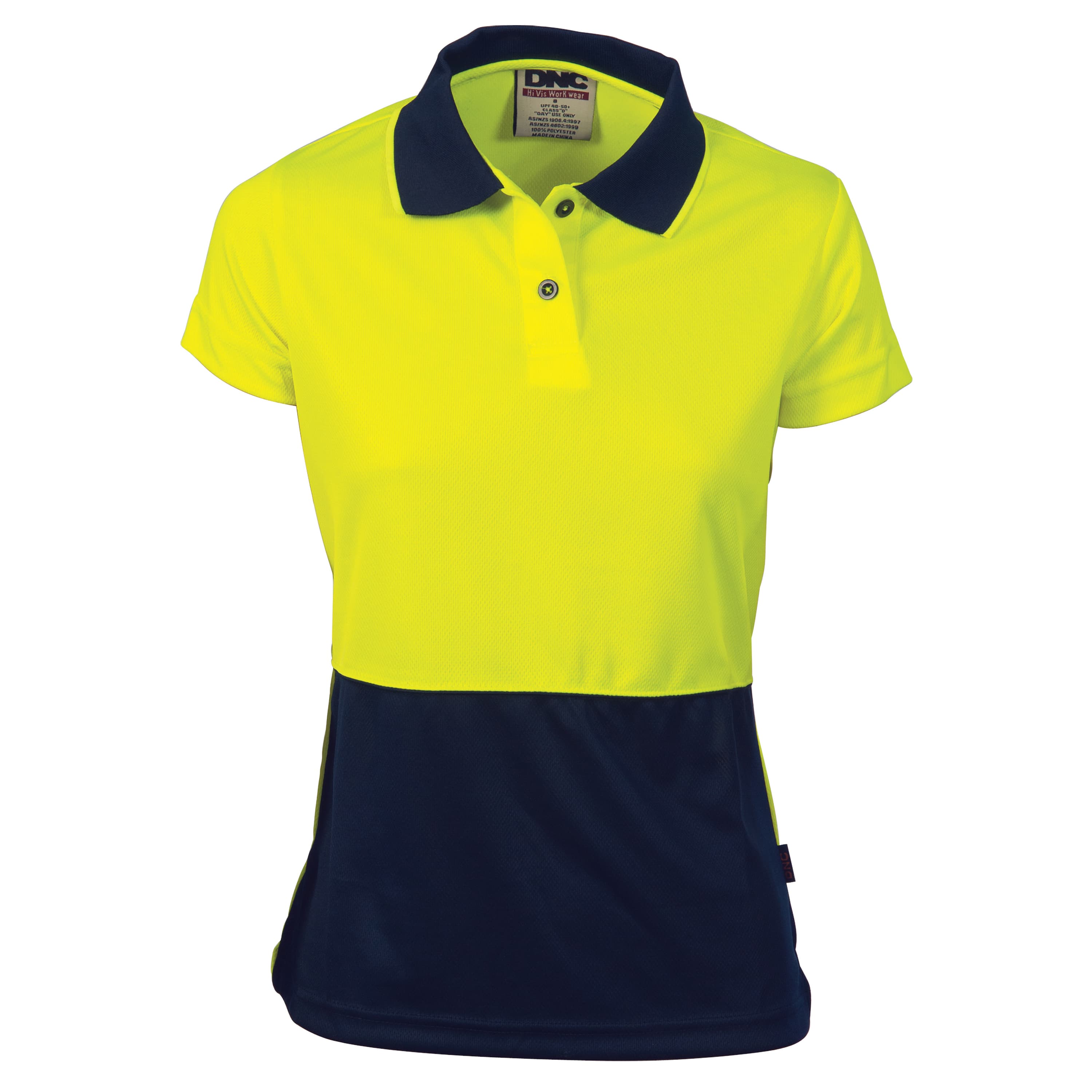 Ladies HiVis Two Tone Polo - Short Sleeve — view 1