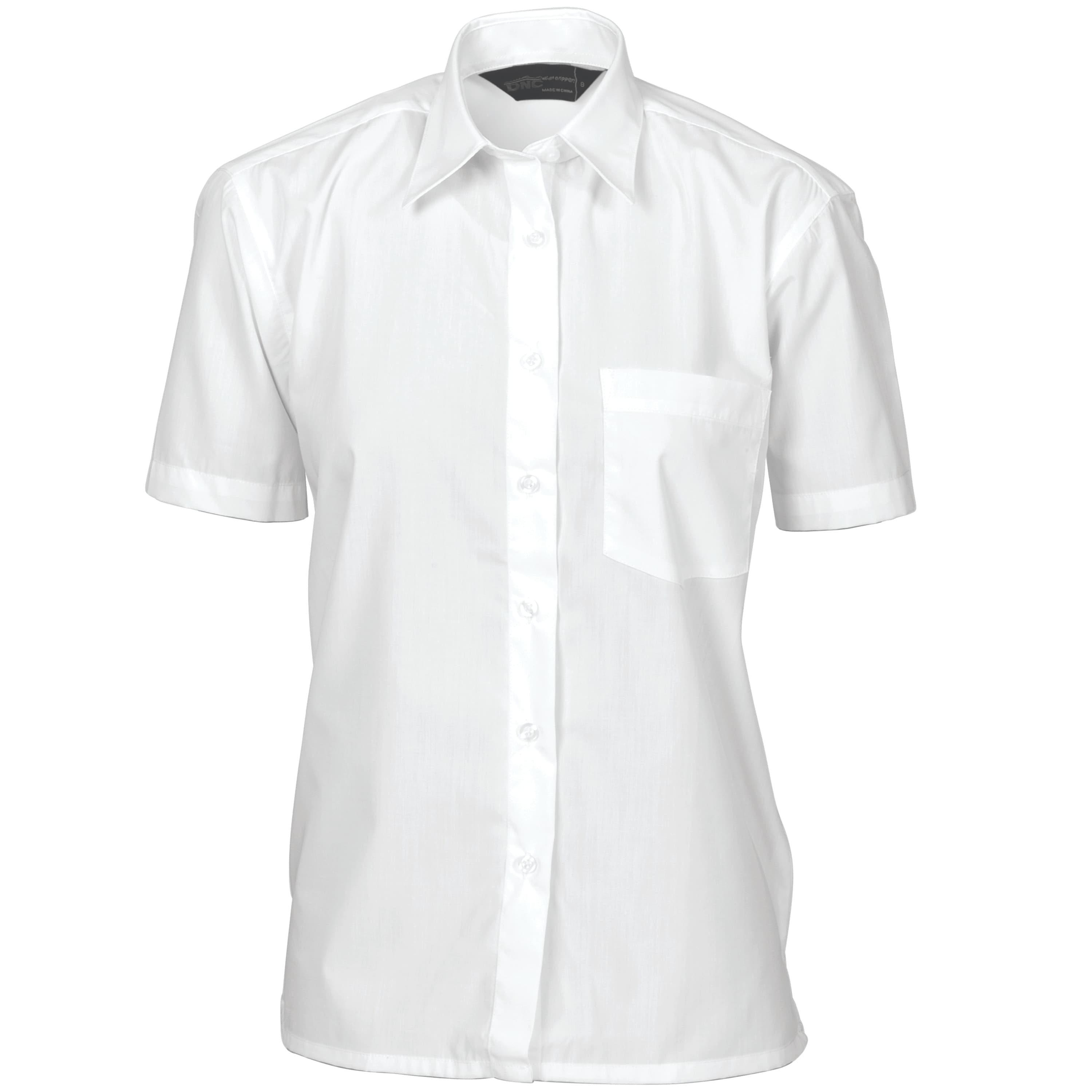 Ladies Polyester Cotton
Poplin Shirt - Short Sleeve — view 1